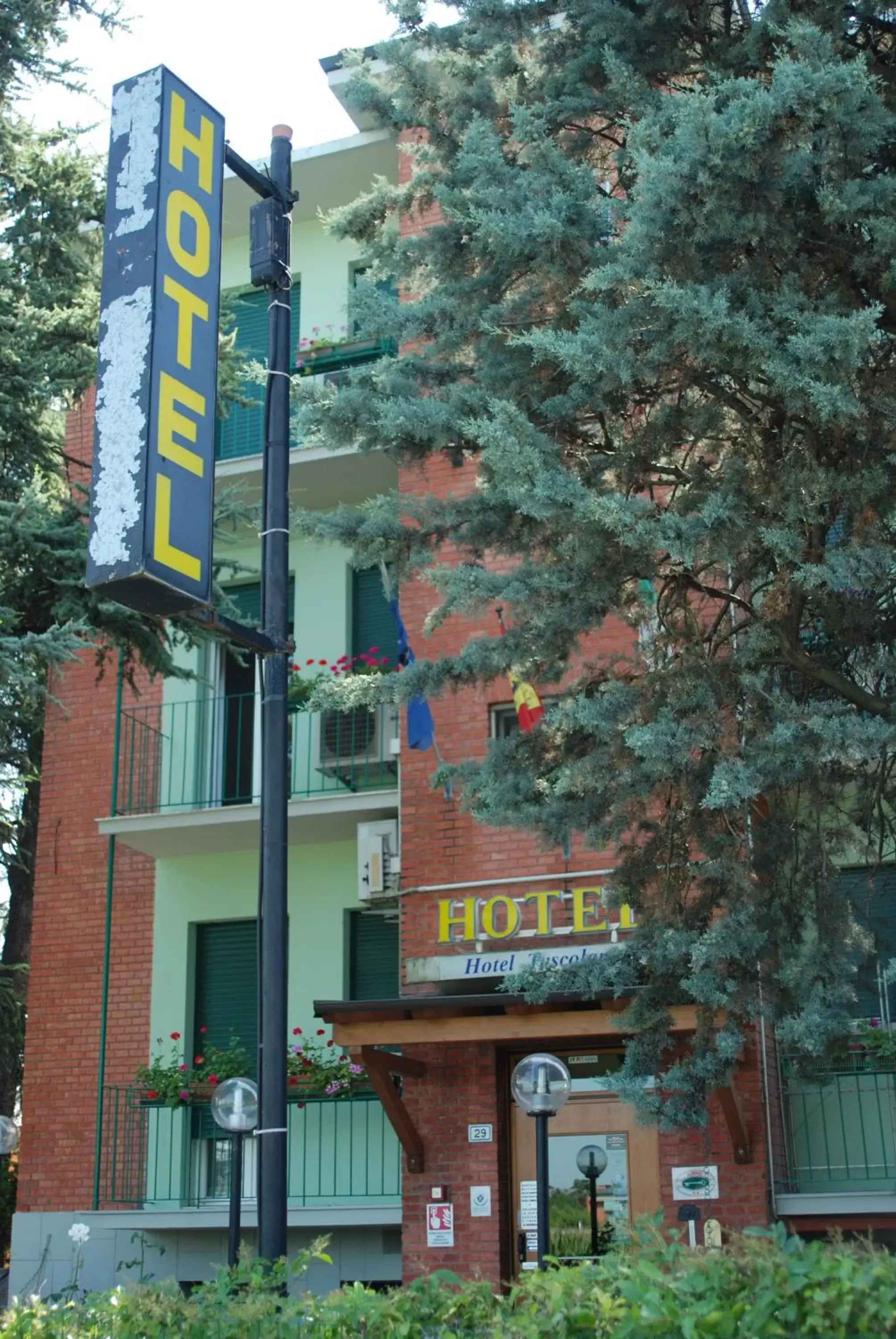 Day, Facade/Entrance in Hotel Tuscolano