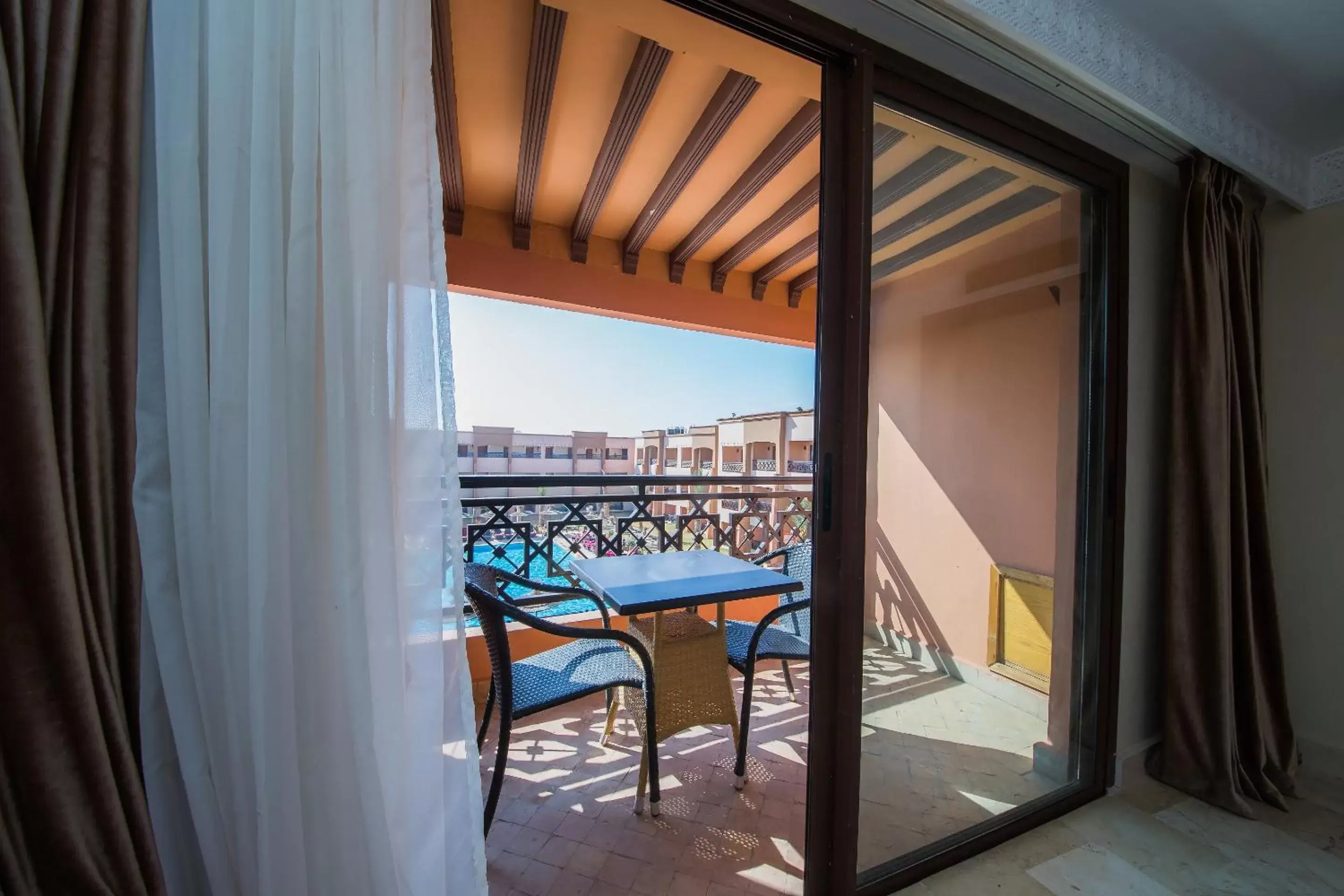 Pool view, Balcony/Terrace in Zalagh Kasbah Hotel & Spa