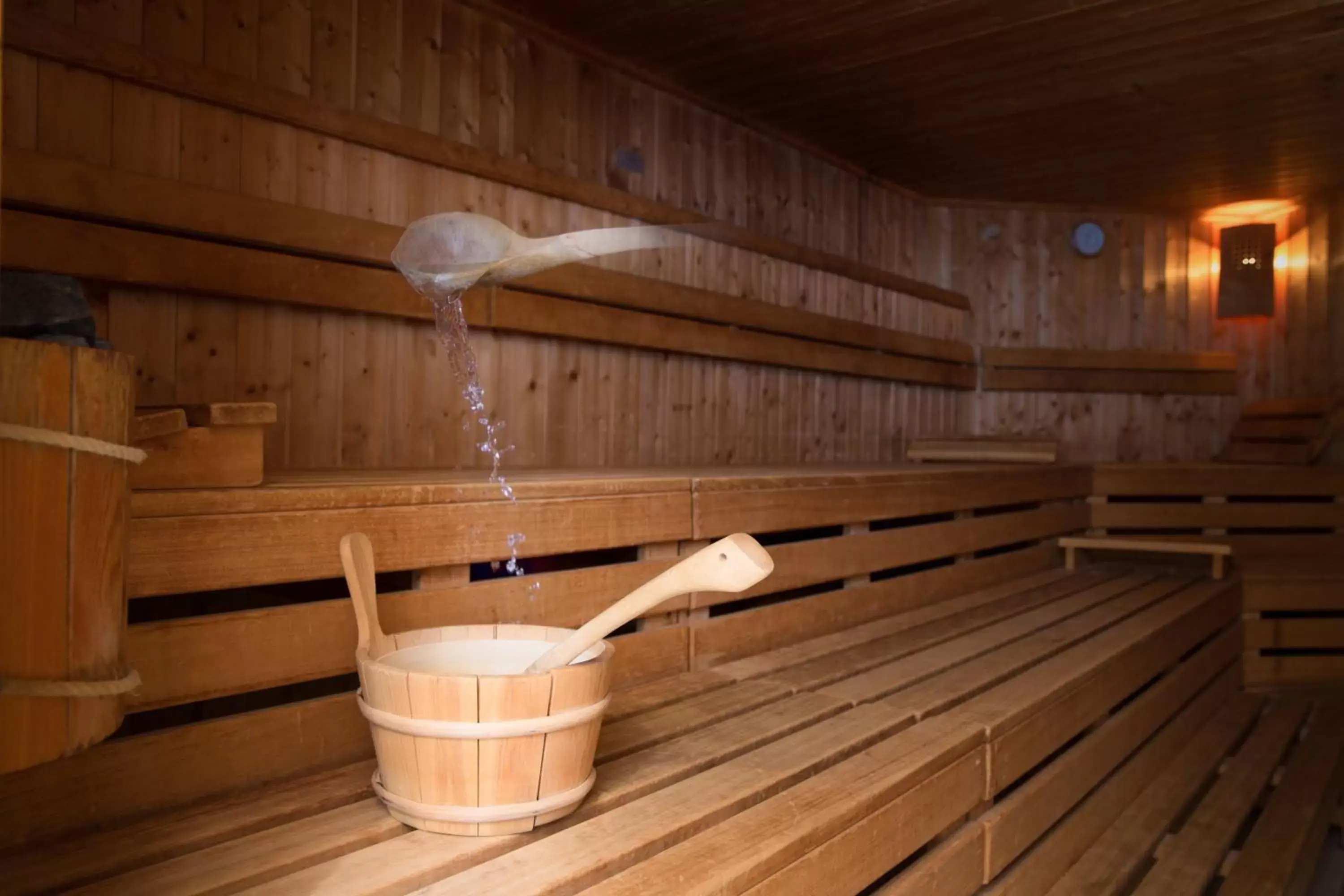 Sauna in Hotel Helvetia Intergolf