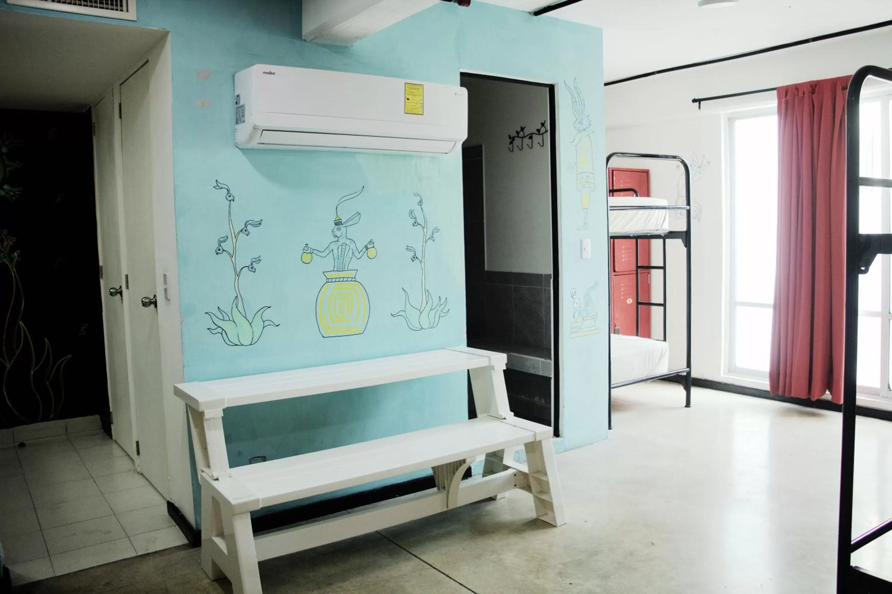 Shower in Hotel & Hostal Casa de Luz Cancun