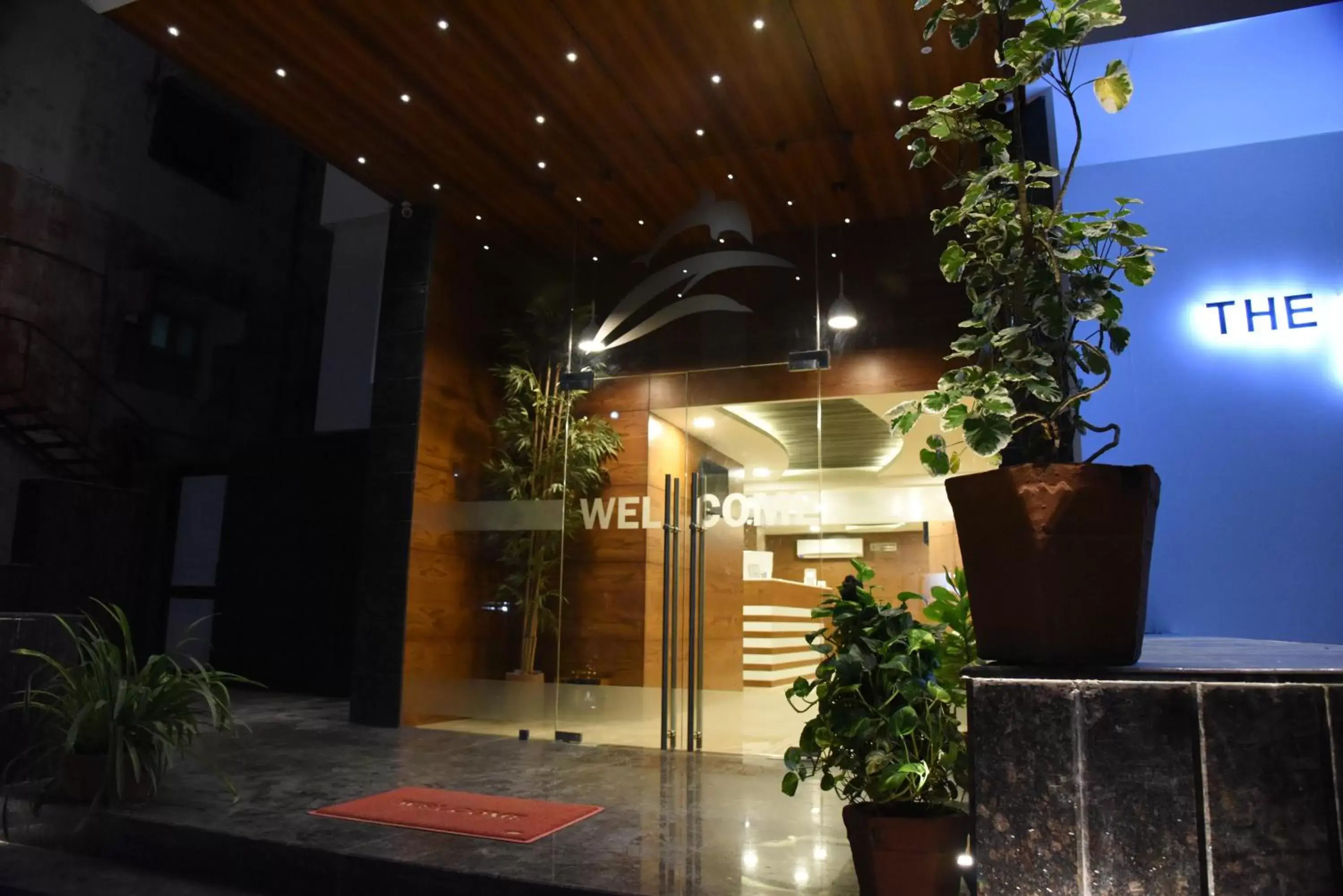 Facade/entrance in The Pacific Hotel Facade/entrance in The Pacific Hotel