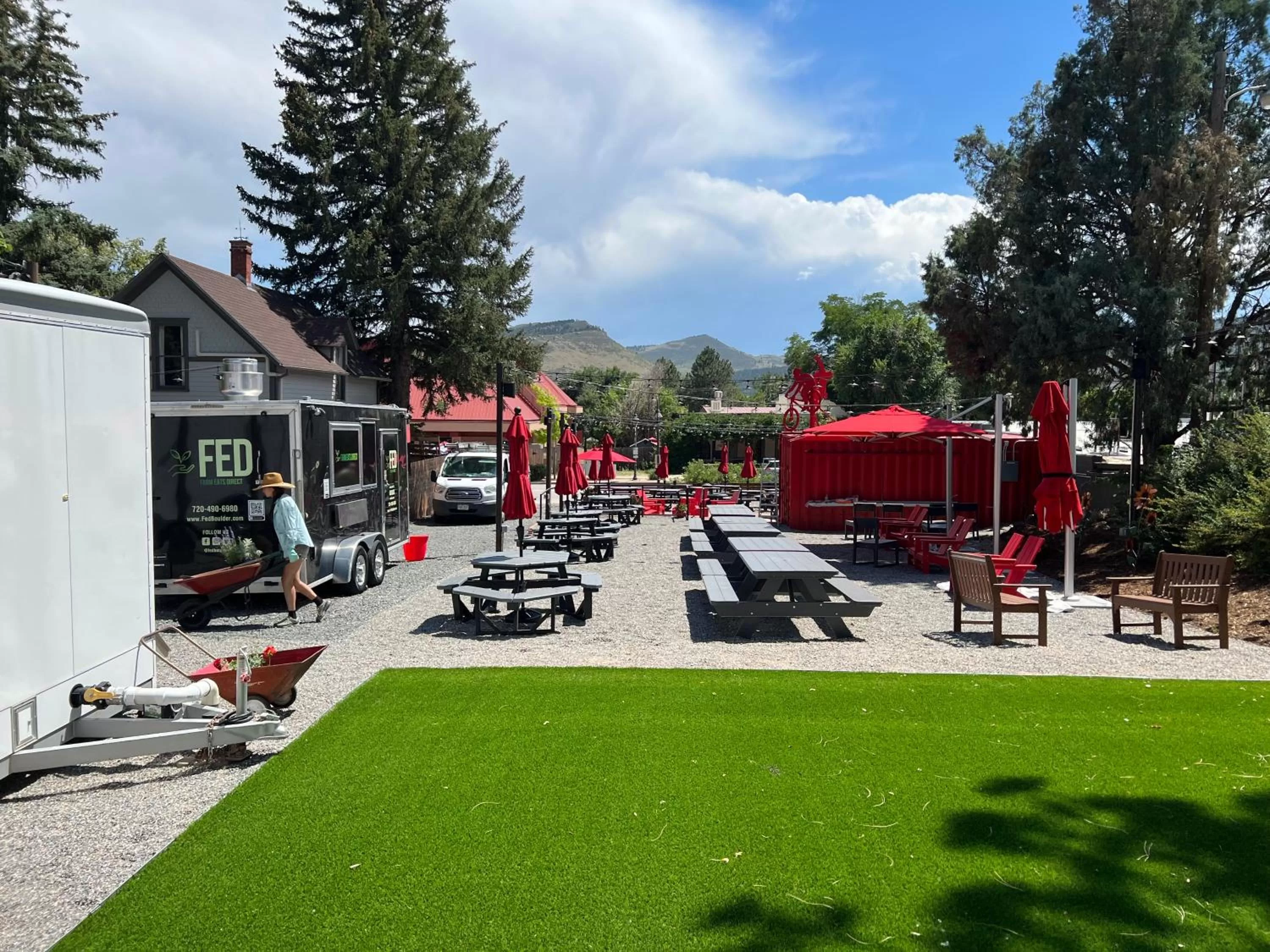 Patio in A-Lodge Lyons