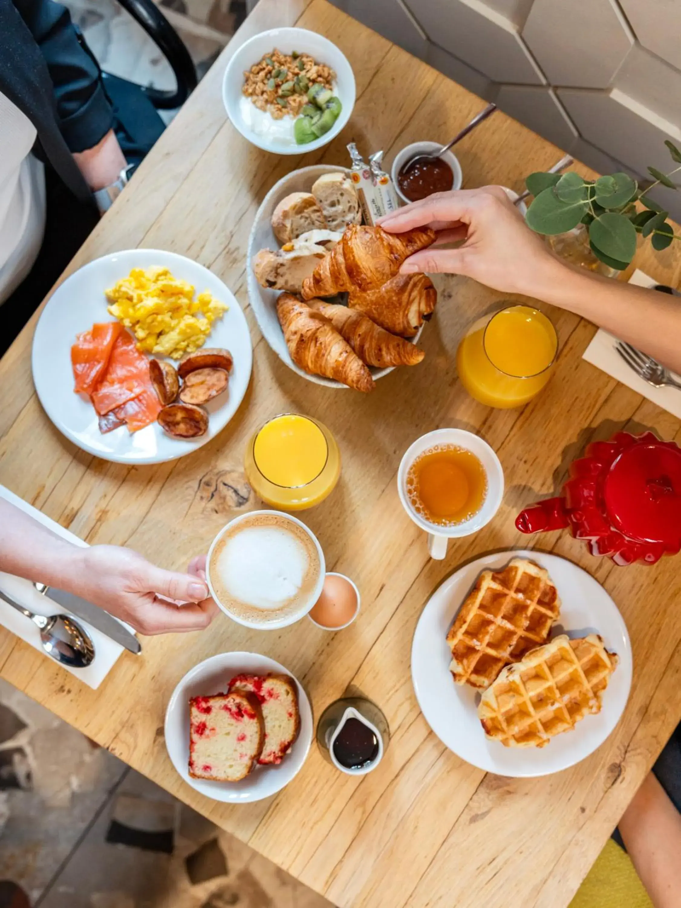 Breakfast in Hôtel de l'Abbaye Lyon - Boutique Hôtel