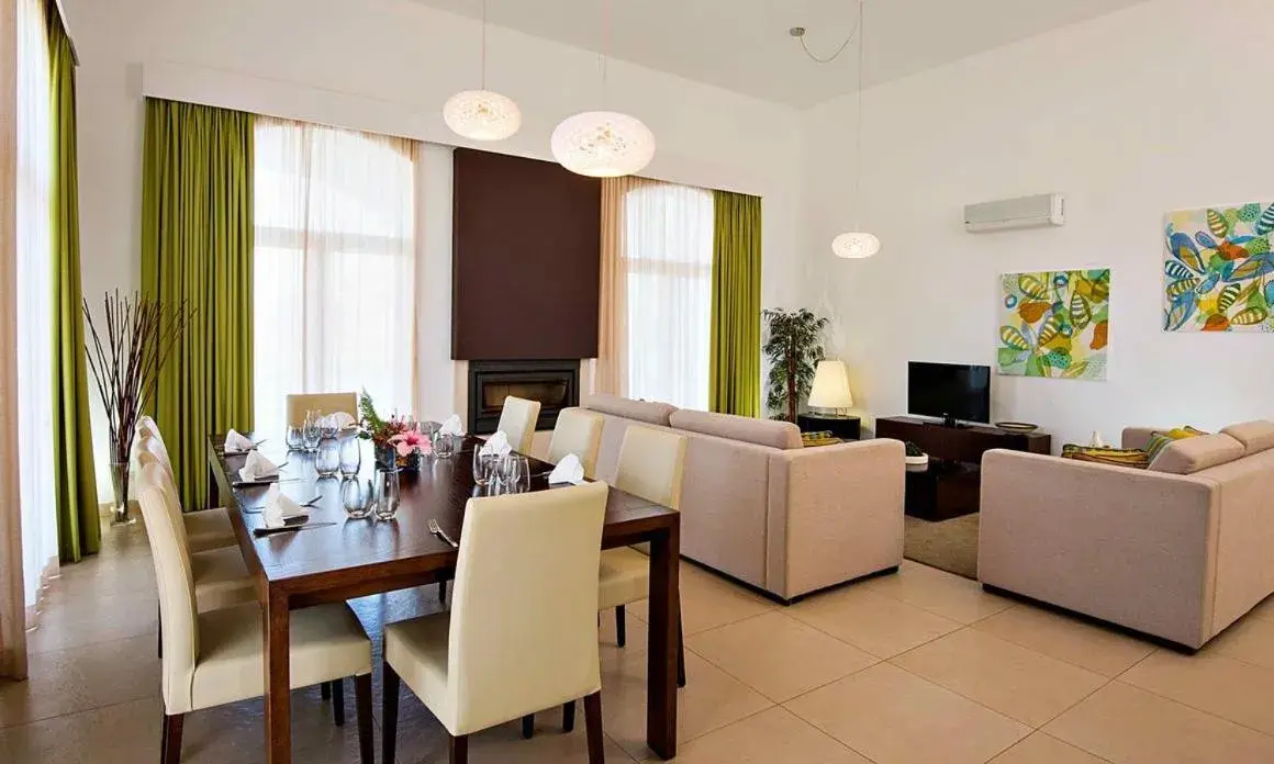 Living room in Eden Villas & Apartments Living room in Eden Villas & Apartments