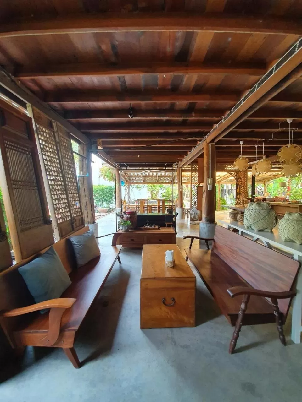 Patio in Tharaburi Resort