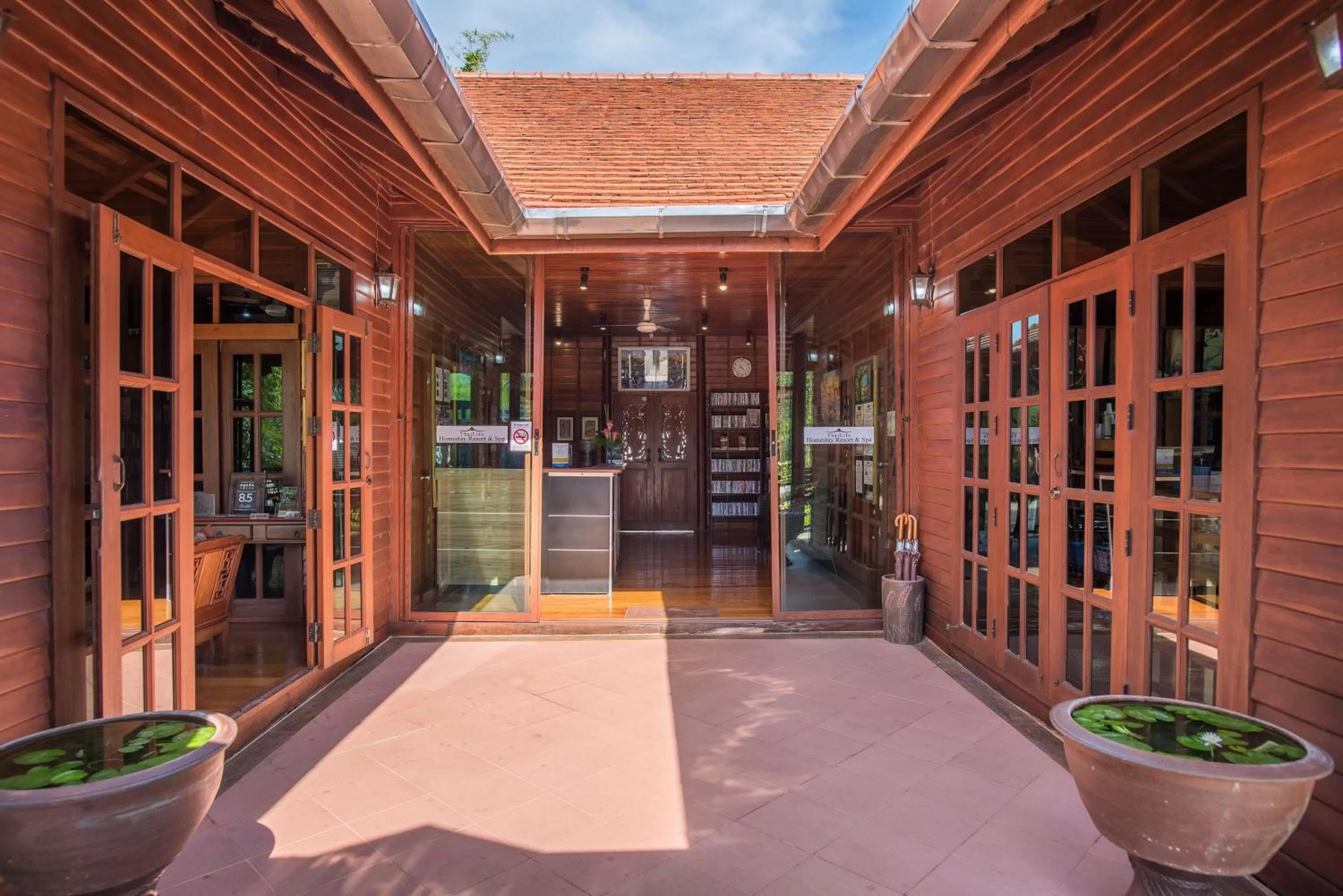 Facade/entrance in ThaiLife Wellness & Meditation Resort- SHA Plus