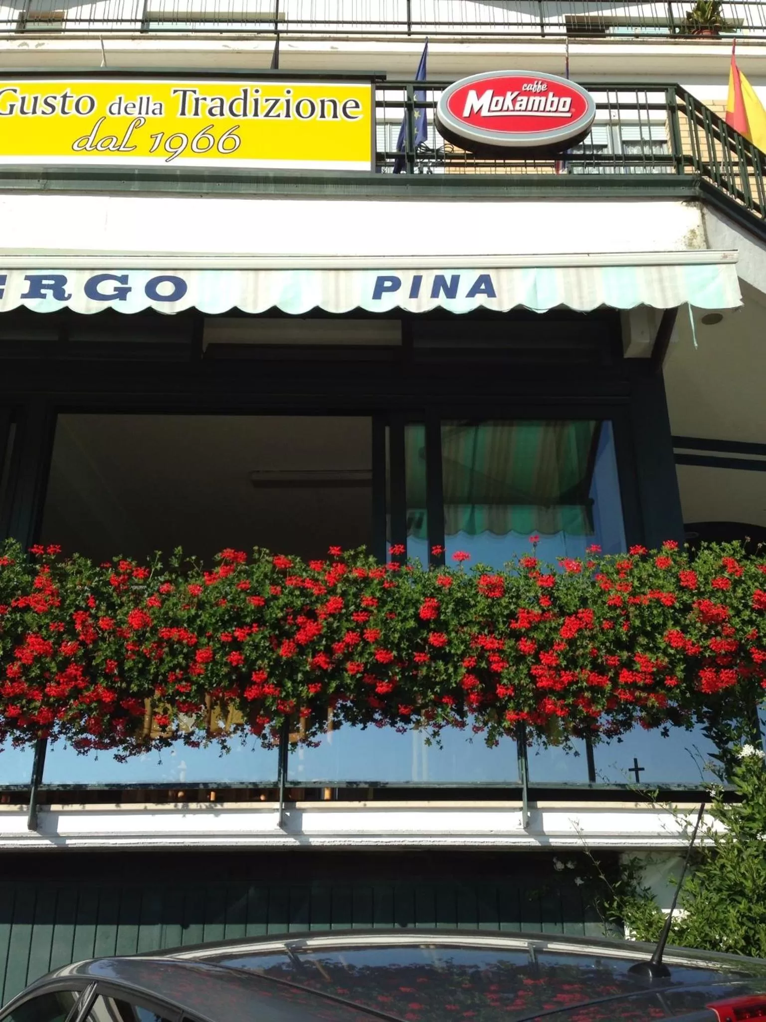 Decorative detail in Hotel Pina Ristorante