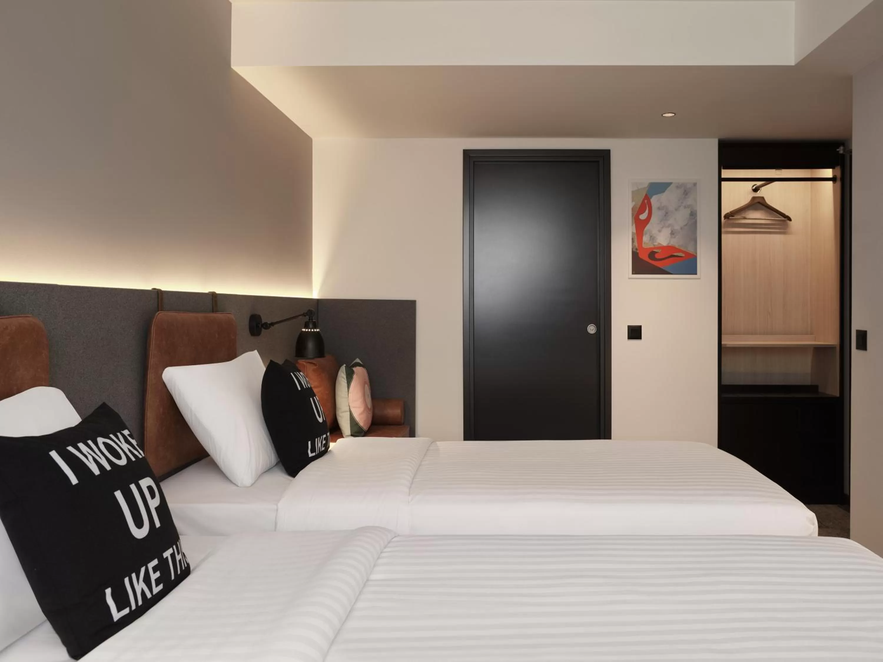 Photo of the whole room, Bed in Moxy Belgrade