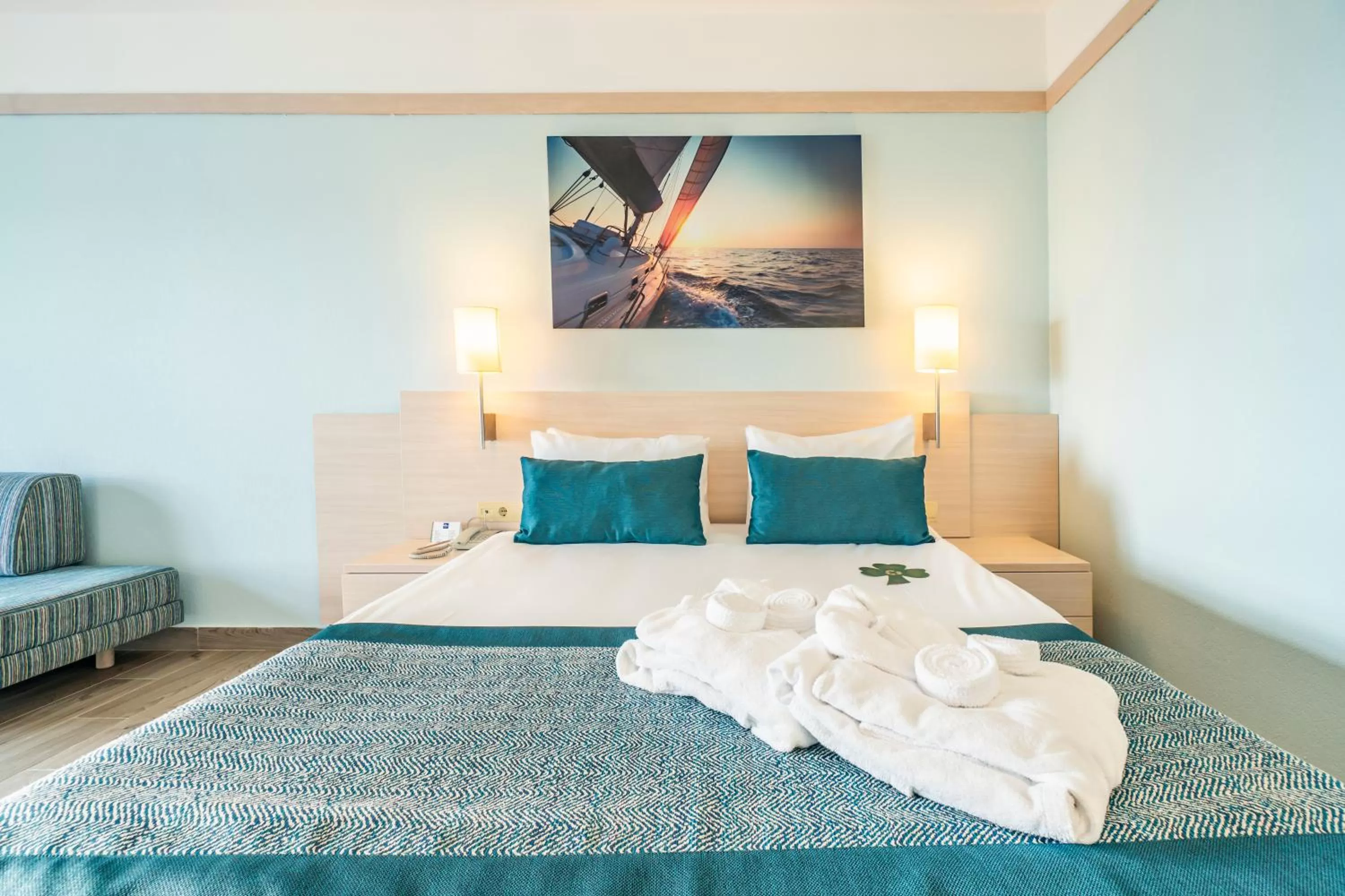 Bed in La Blanche Resort & Spa