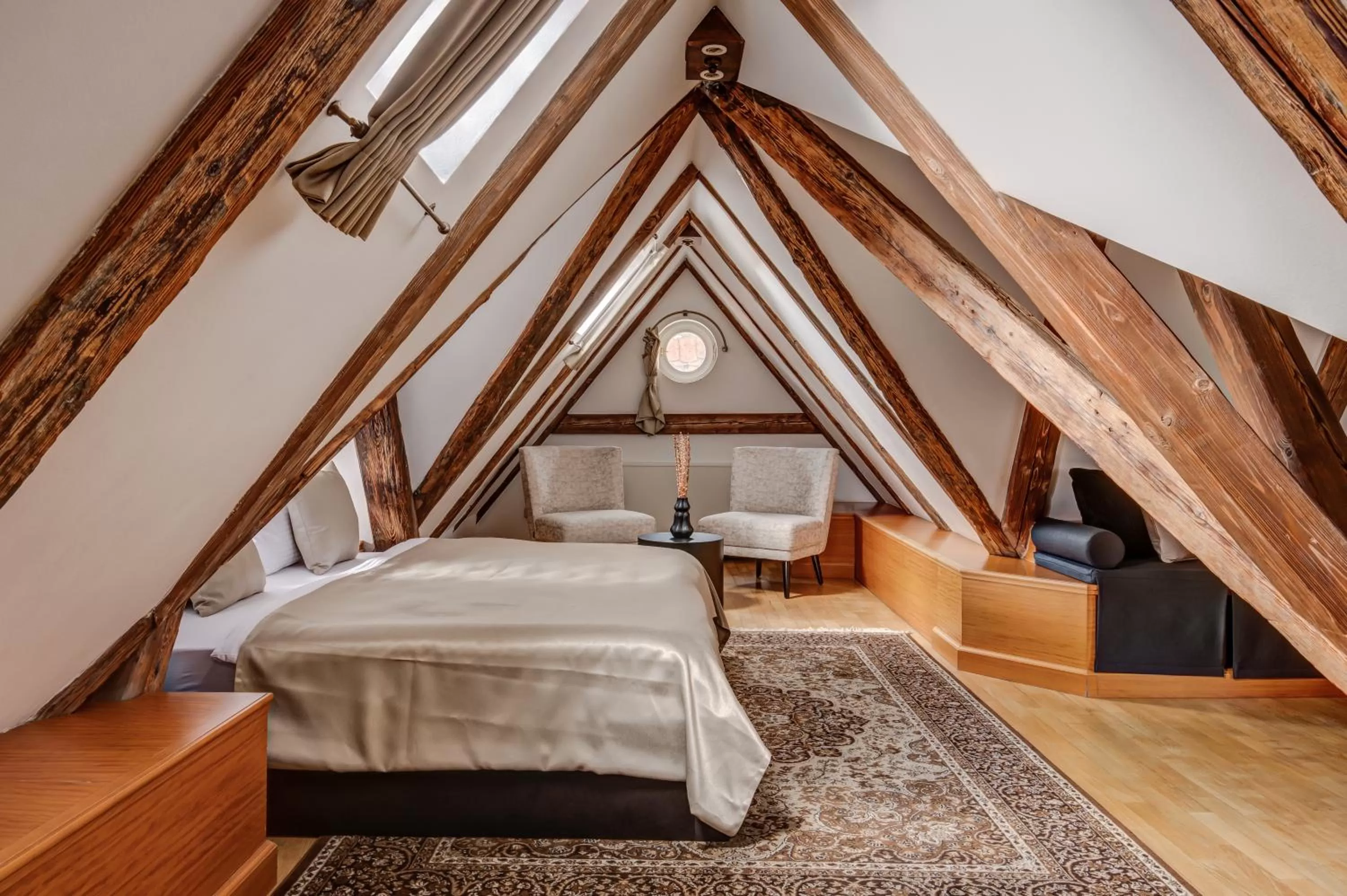 Bed in Hotel Nerudova 211