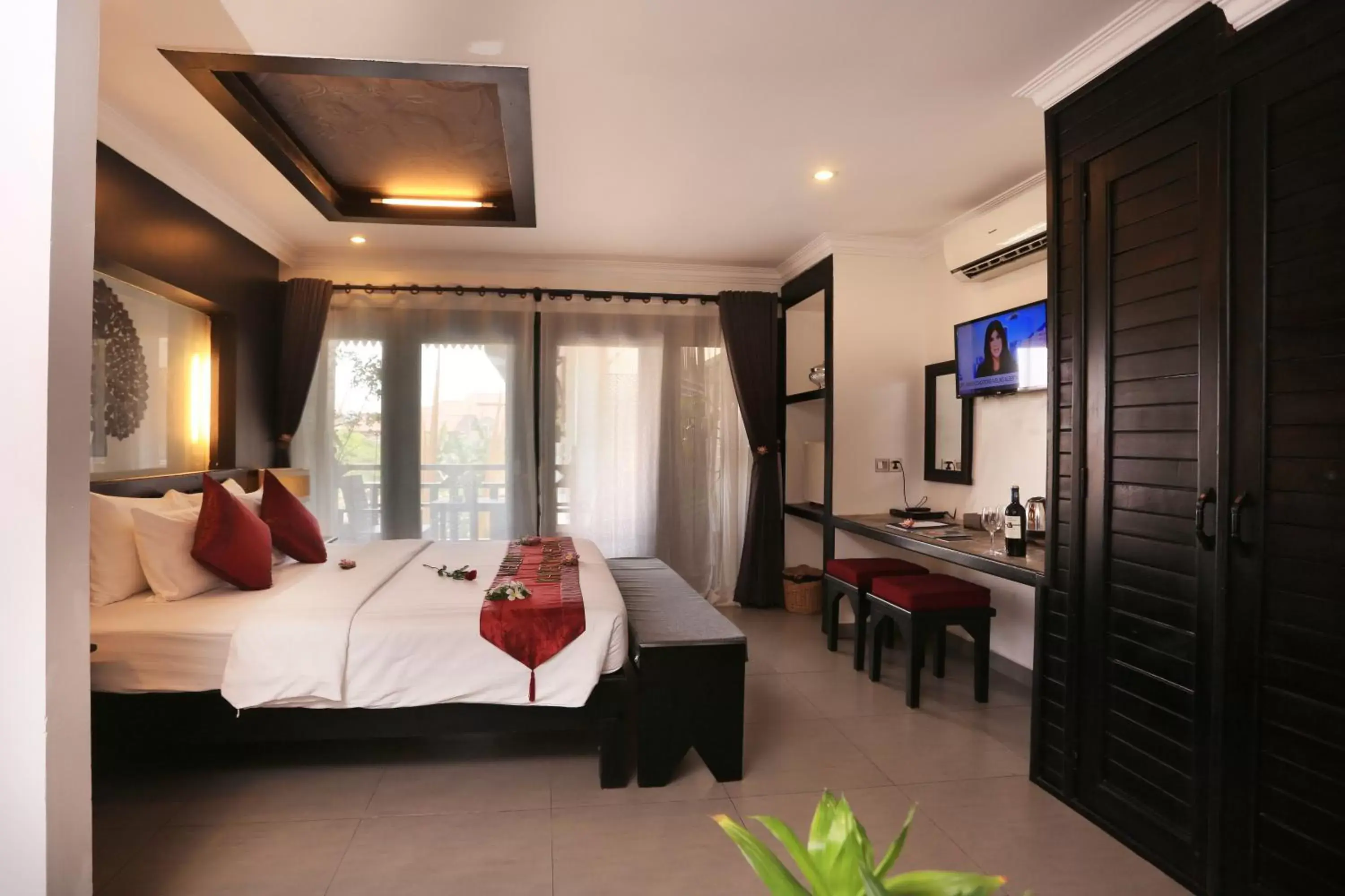 Bedroom in Khmer Mansion Boutique Hotel