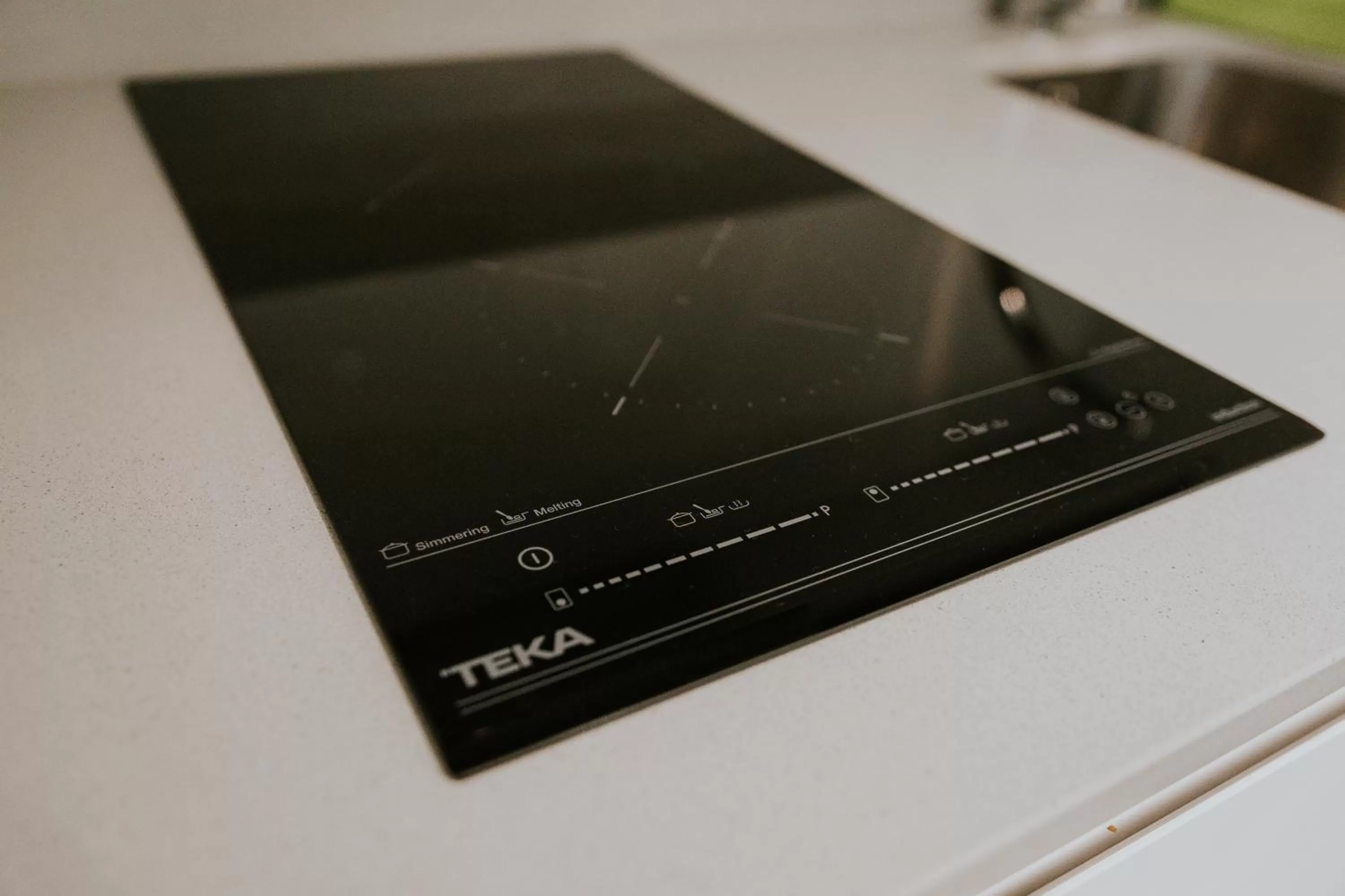 Kitchen or kitchenette in Catalina Plaza Hotel Sostenible