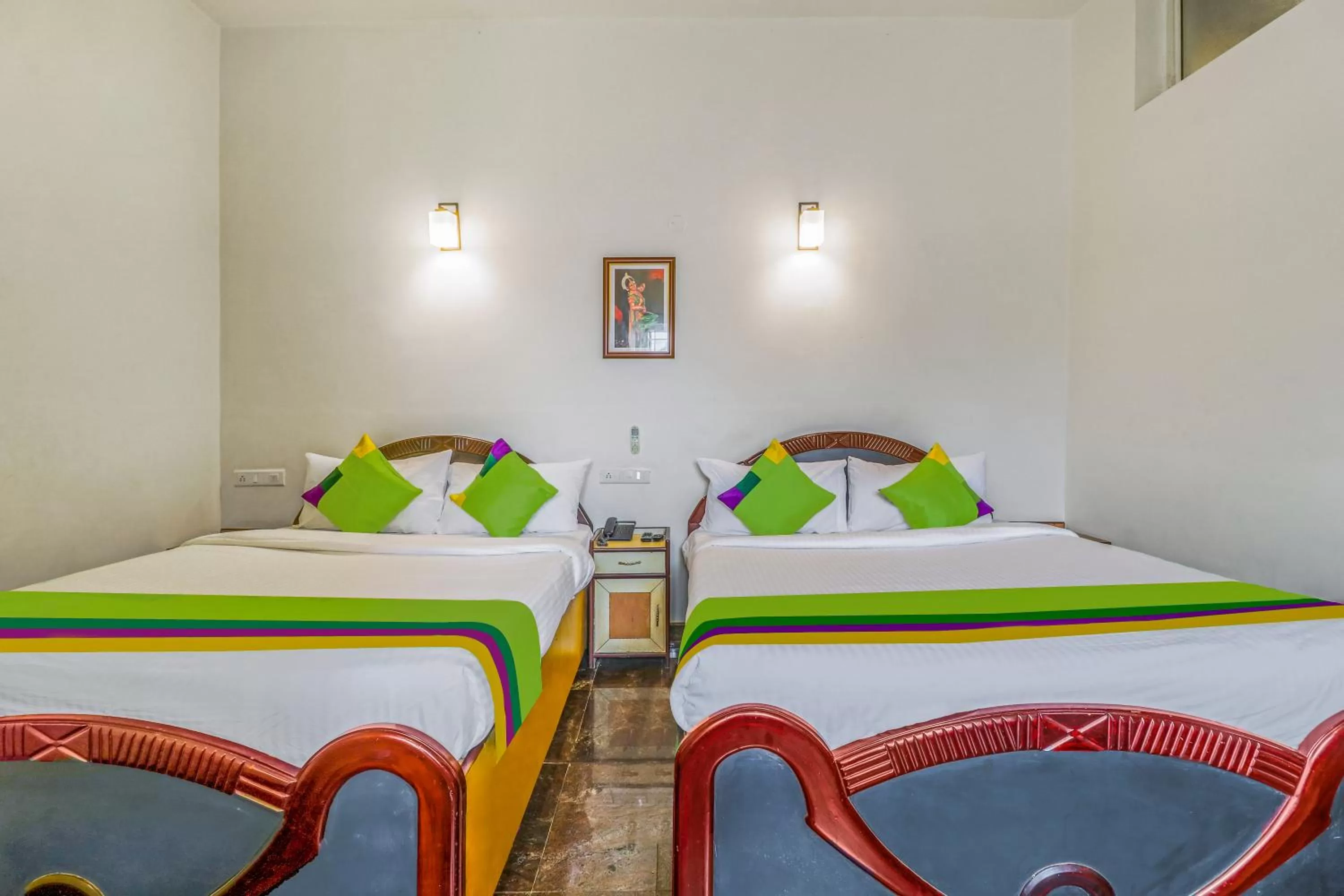 Bed in Treebo Benaka Residency