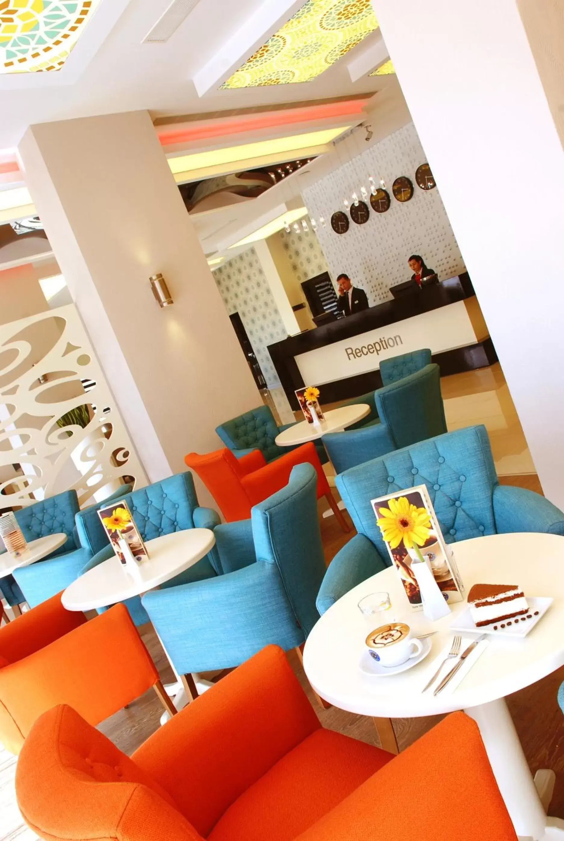 Lobby or reception, Restaurant/Places to Eat in Orty Airport Hotel