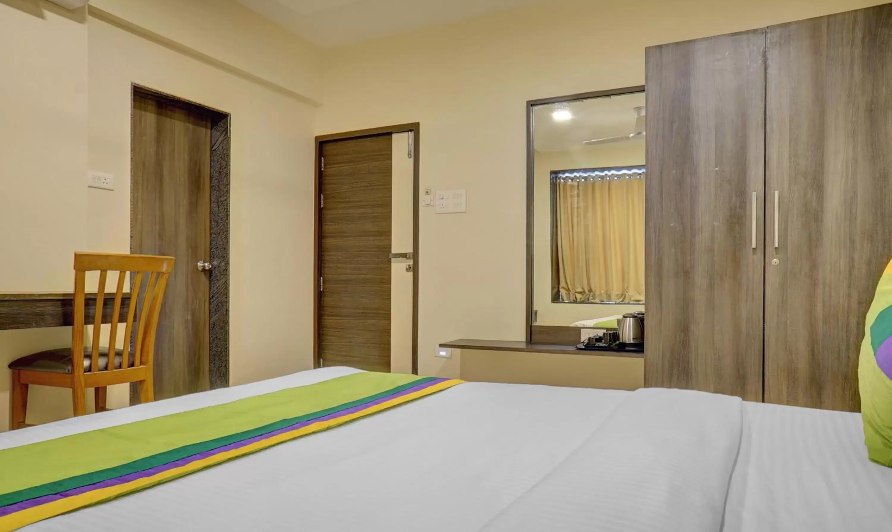 Bedroom, Bed in Treebo Bhagyashree Executive Bedroom, Bed in Treebo Bhagyashree Executive