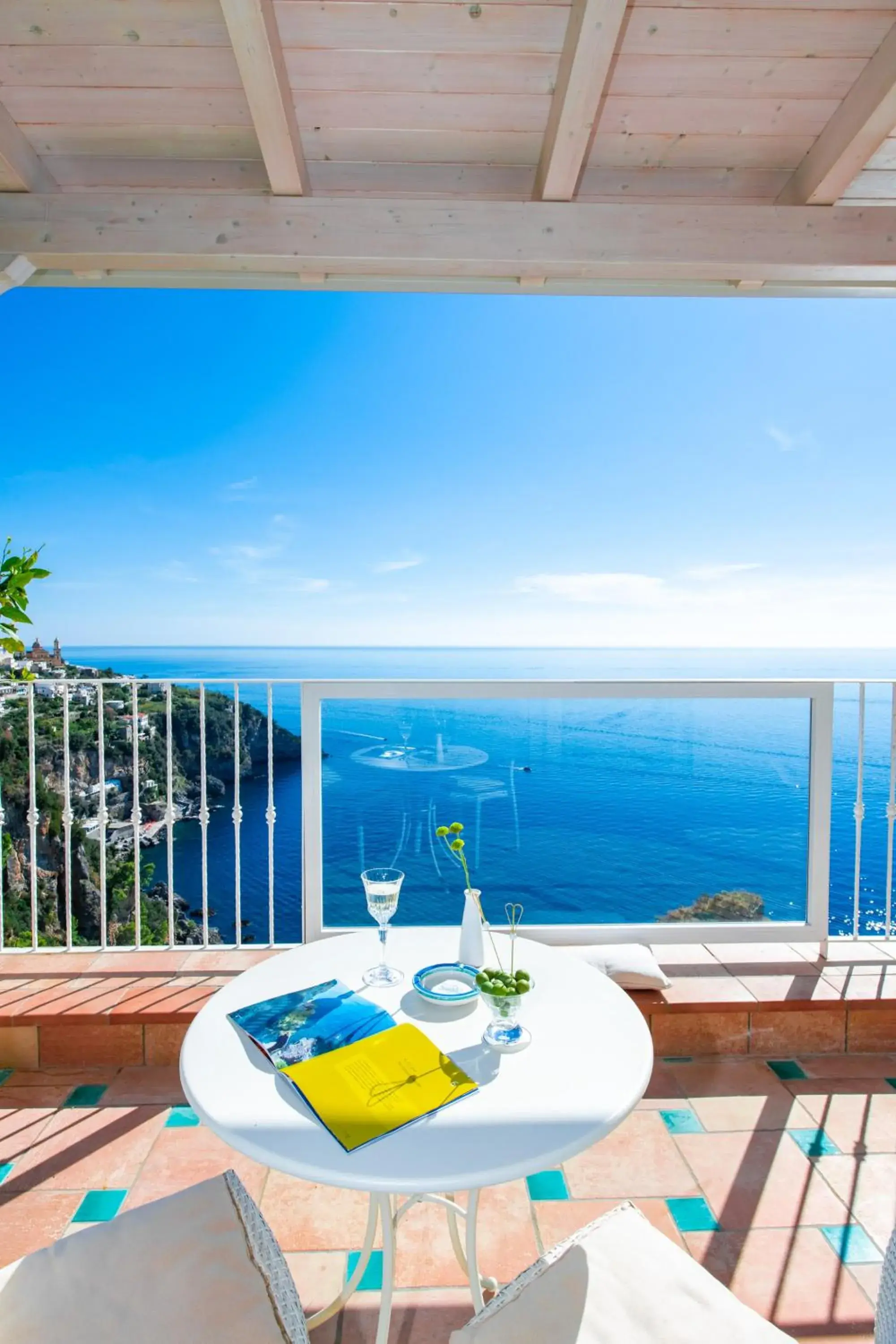 Balcony/Terrace in Grand Hotel Tritone