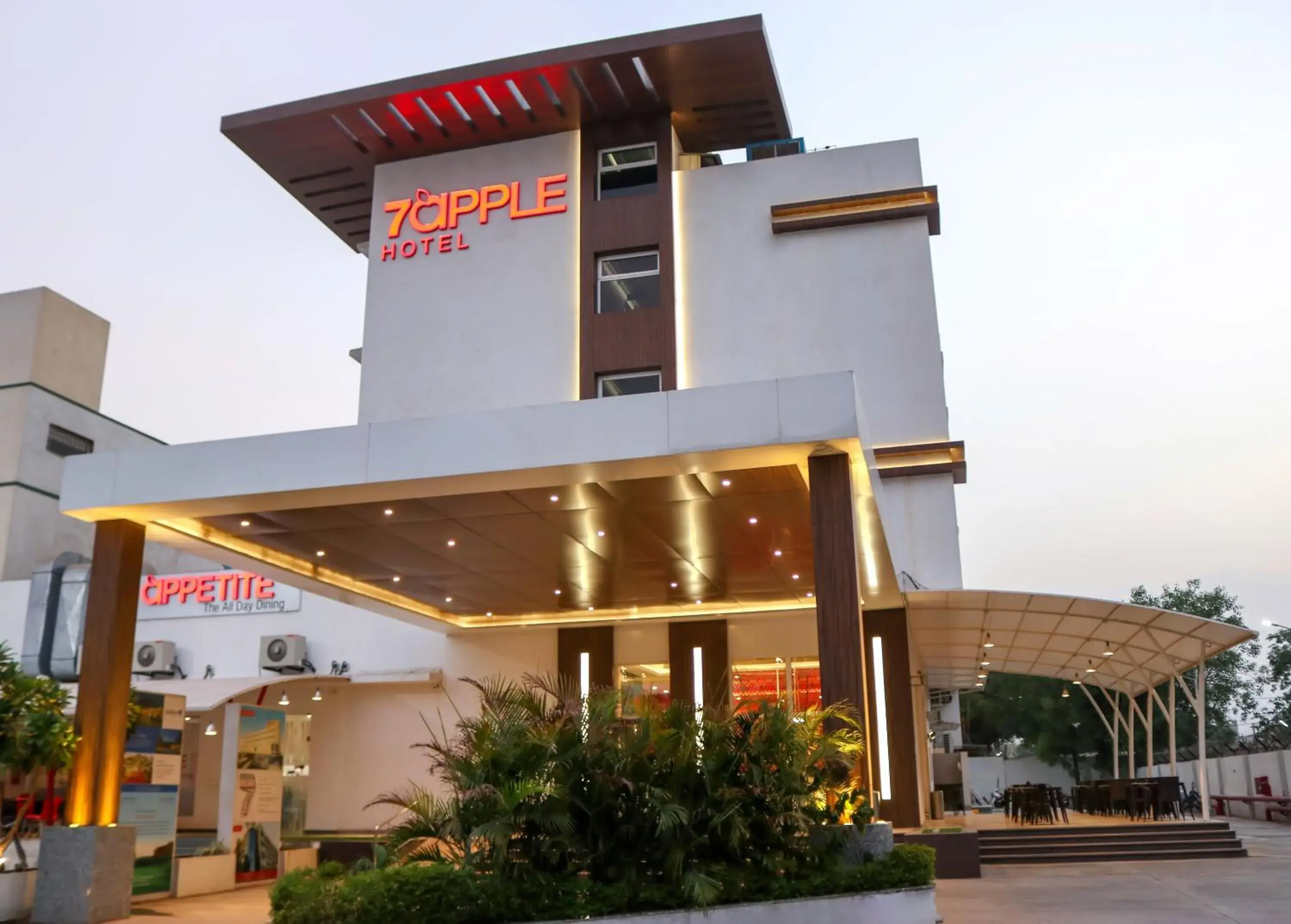 Property building in 7 Apple Hotel, Vadodara