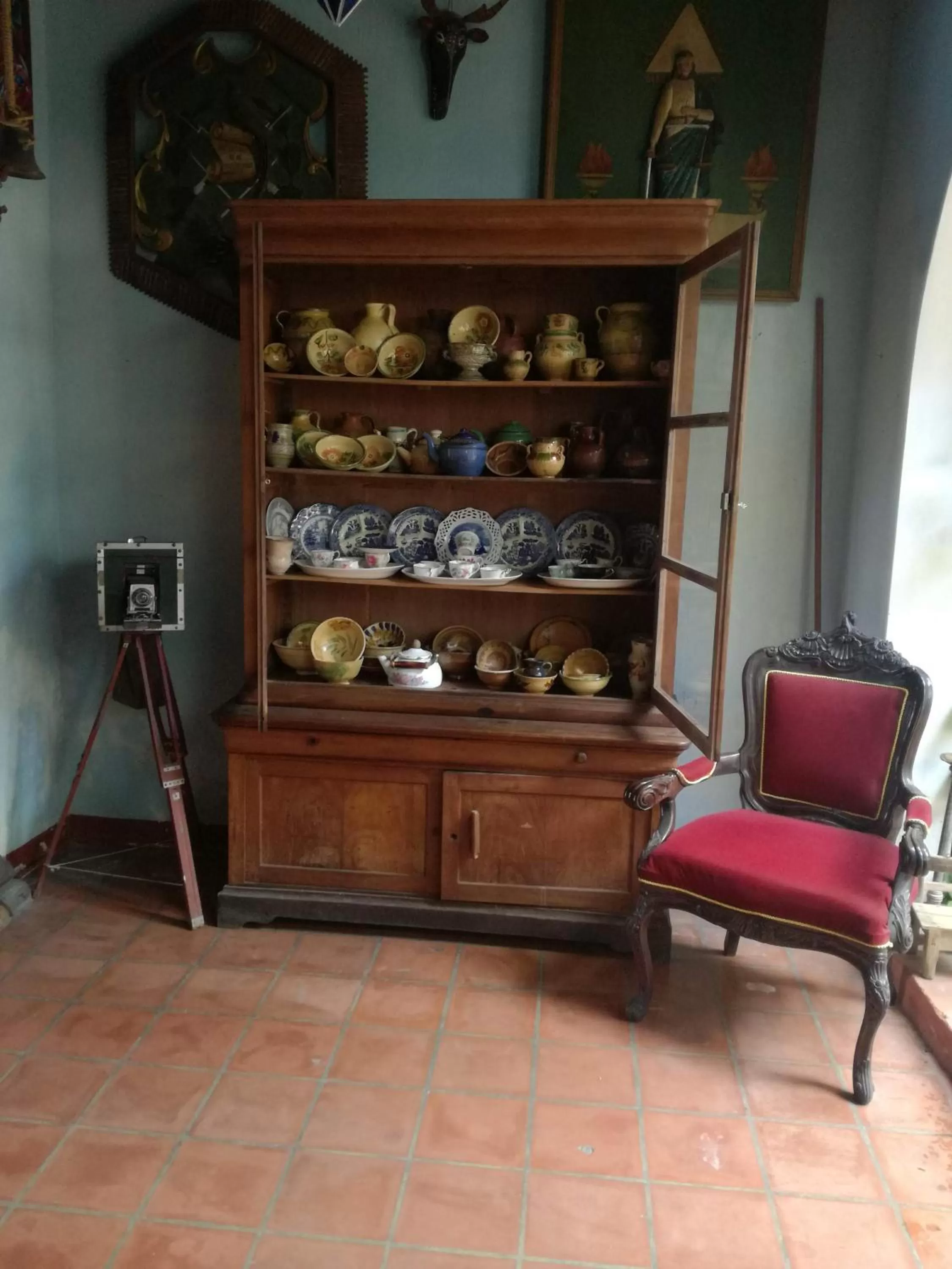 Lobby or reception in Posada San Sebastian