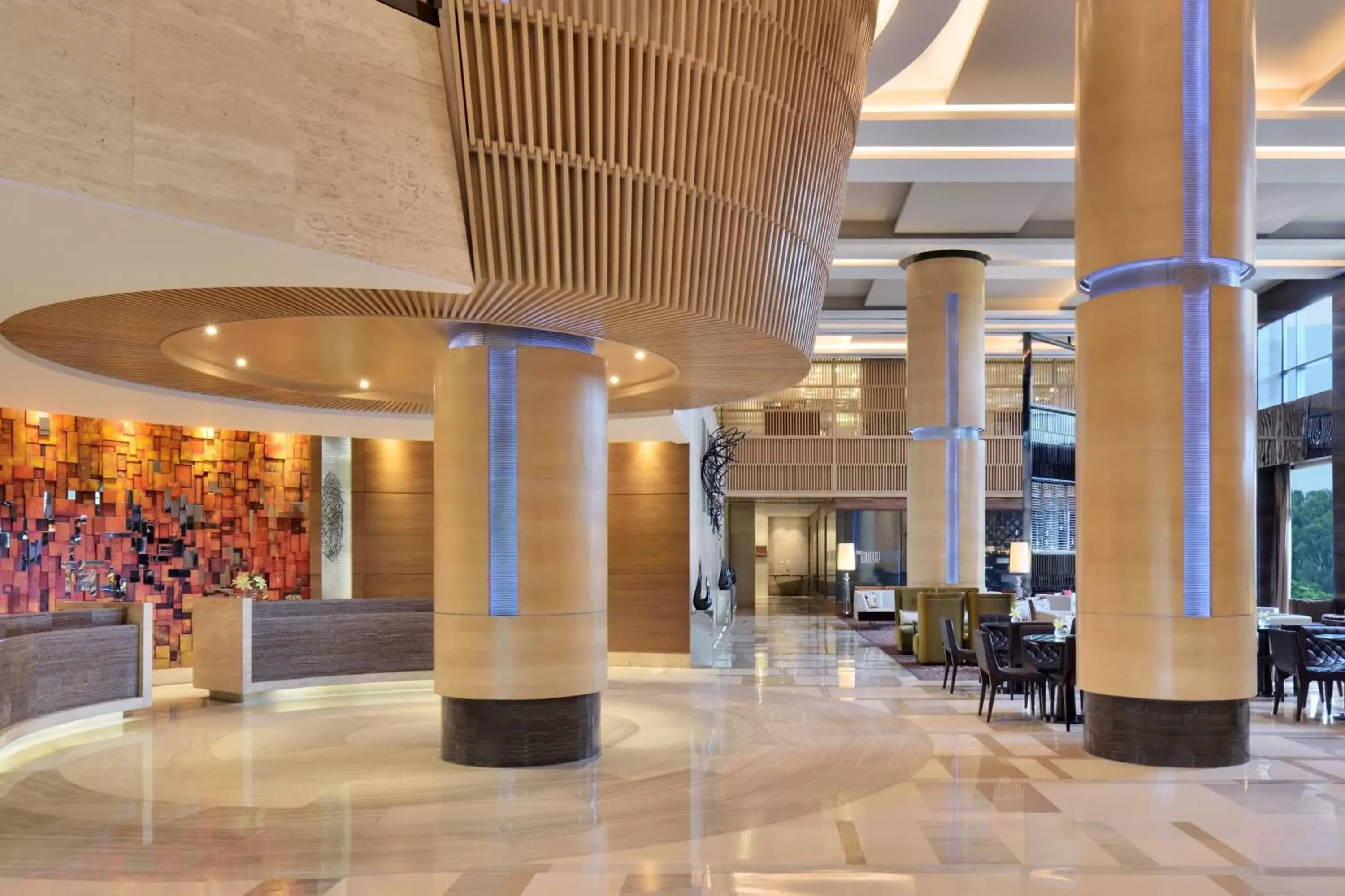 Lobby or reception, Lobby/Reception in JW Marriott Hotel Chandigarh