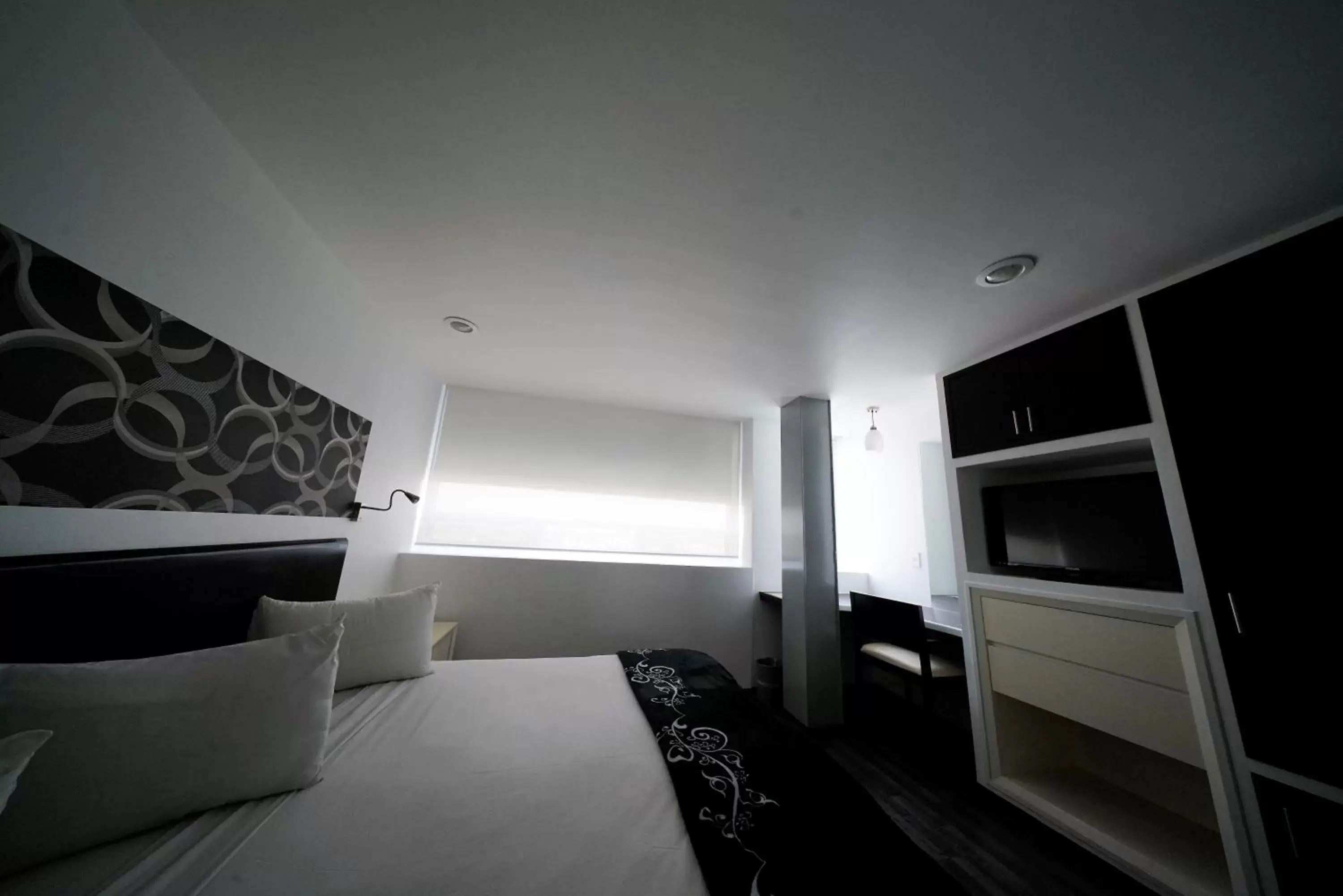 Bedroom, Bed in Hotel Black Mexico City