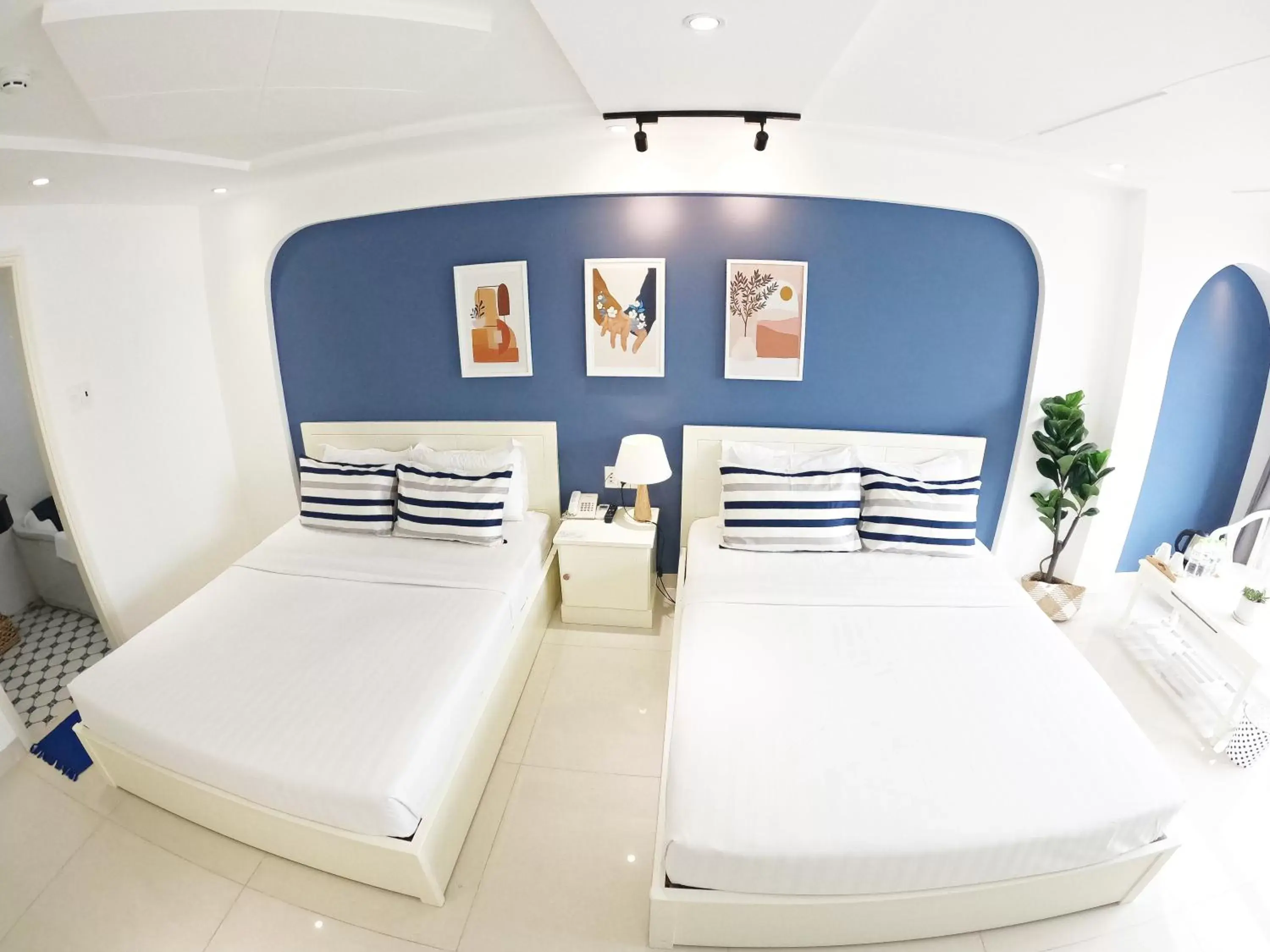 Bed in Dinh Phat Hotel Bed in Dinh Phat Hotel