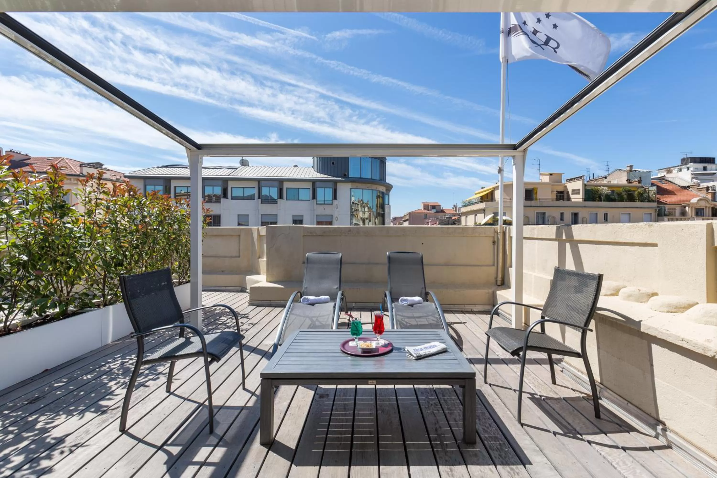 Patio in Best Western Plus Hôtel Brice Garden Nice