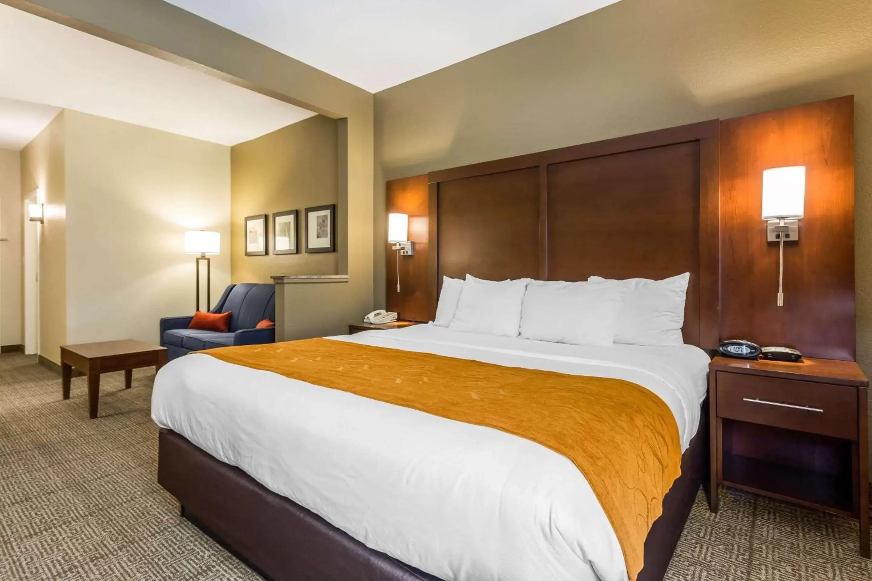 King Suite - Accessible/Non-Smoking in Comfort Suites At the University King Suite - Accessible/Non-Smoking in Comfort Suites At the University