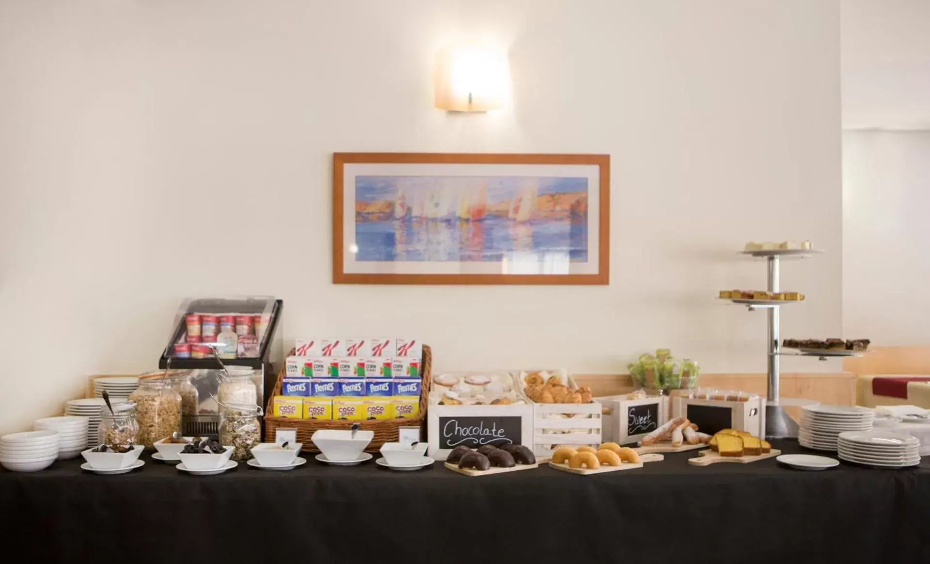 Buffet breakfast, Food in Gran Hotel de Ferrol