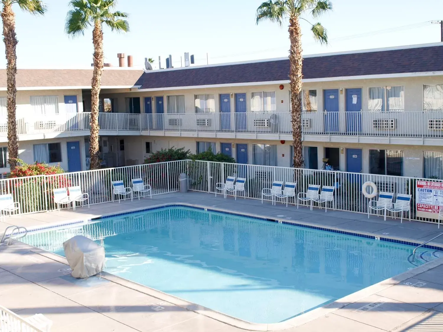Swimming Pool in Motel 6-El Centro, CA