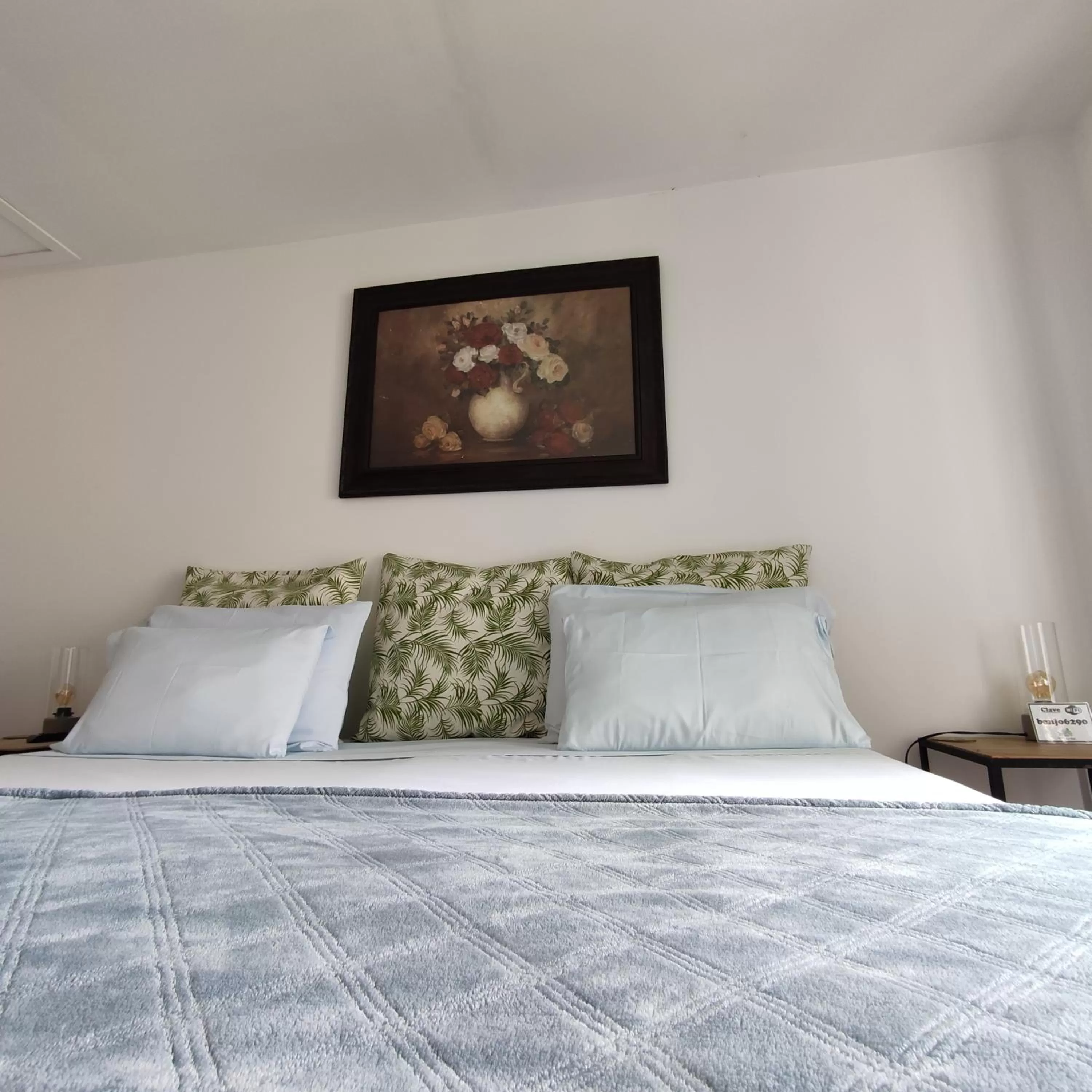 Bed in Hosteria De Mi Pueblo