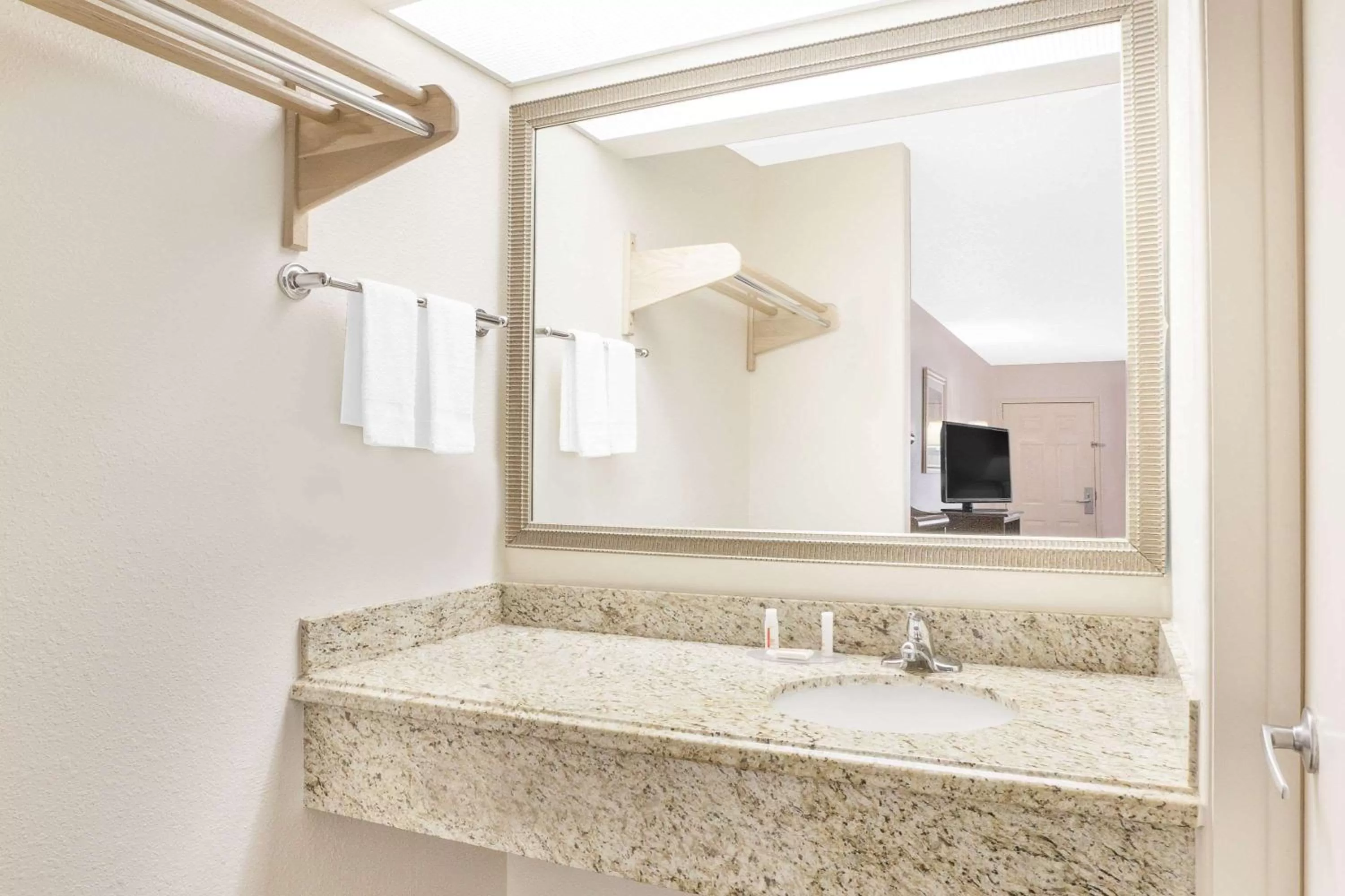 Bathroom in Super 8 by Wyndham Corpus Christi