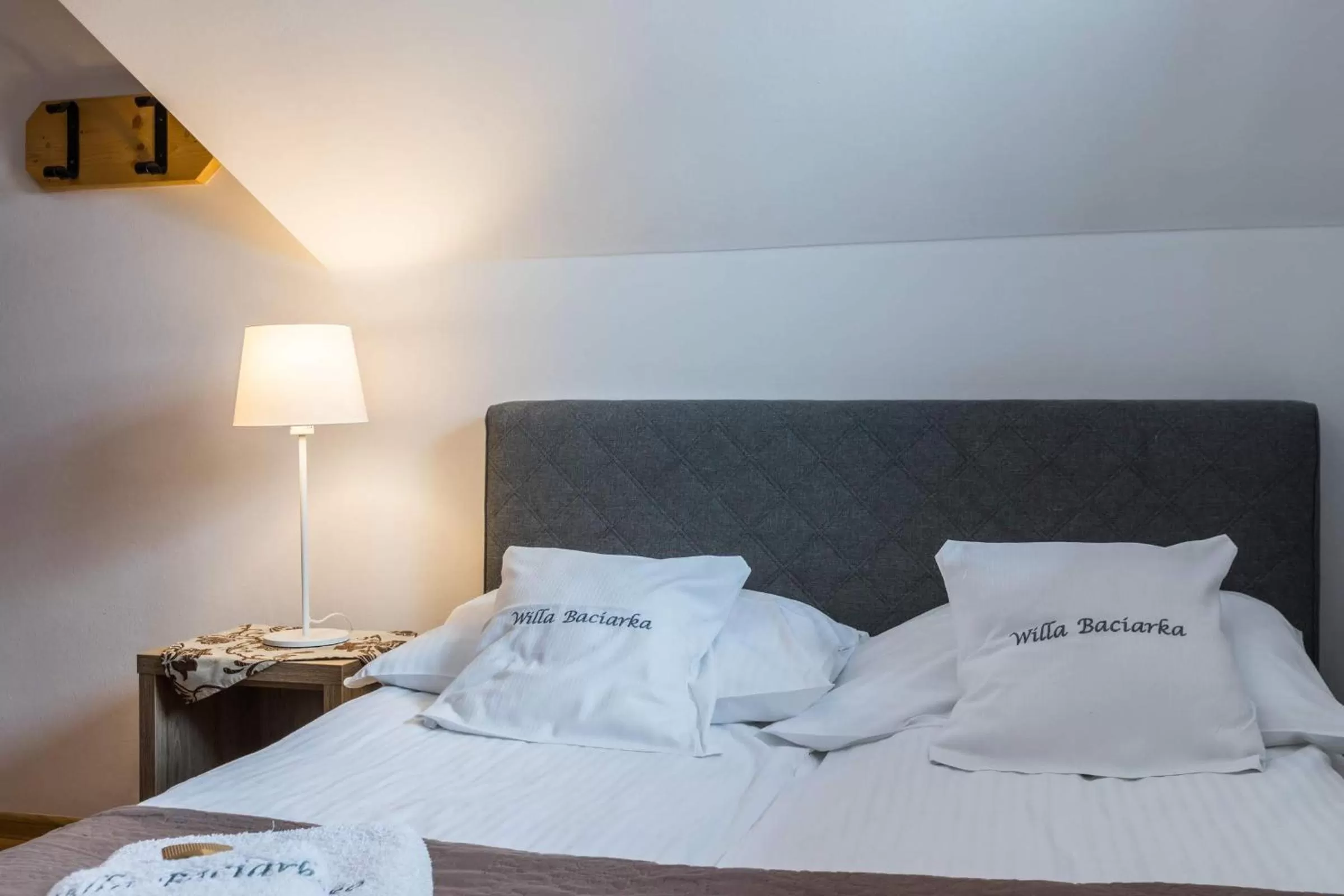 Photo of the whole room, Bed in Willa Baciarka-basen, sauny i jacuzzi