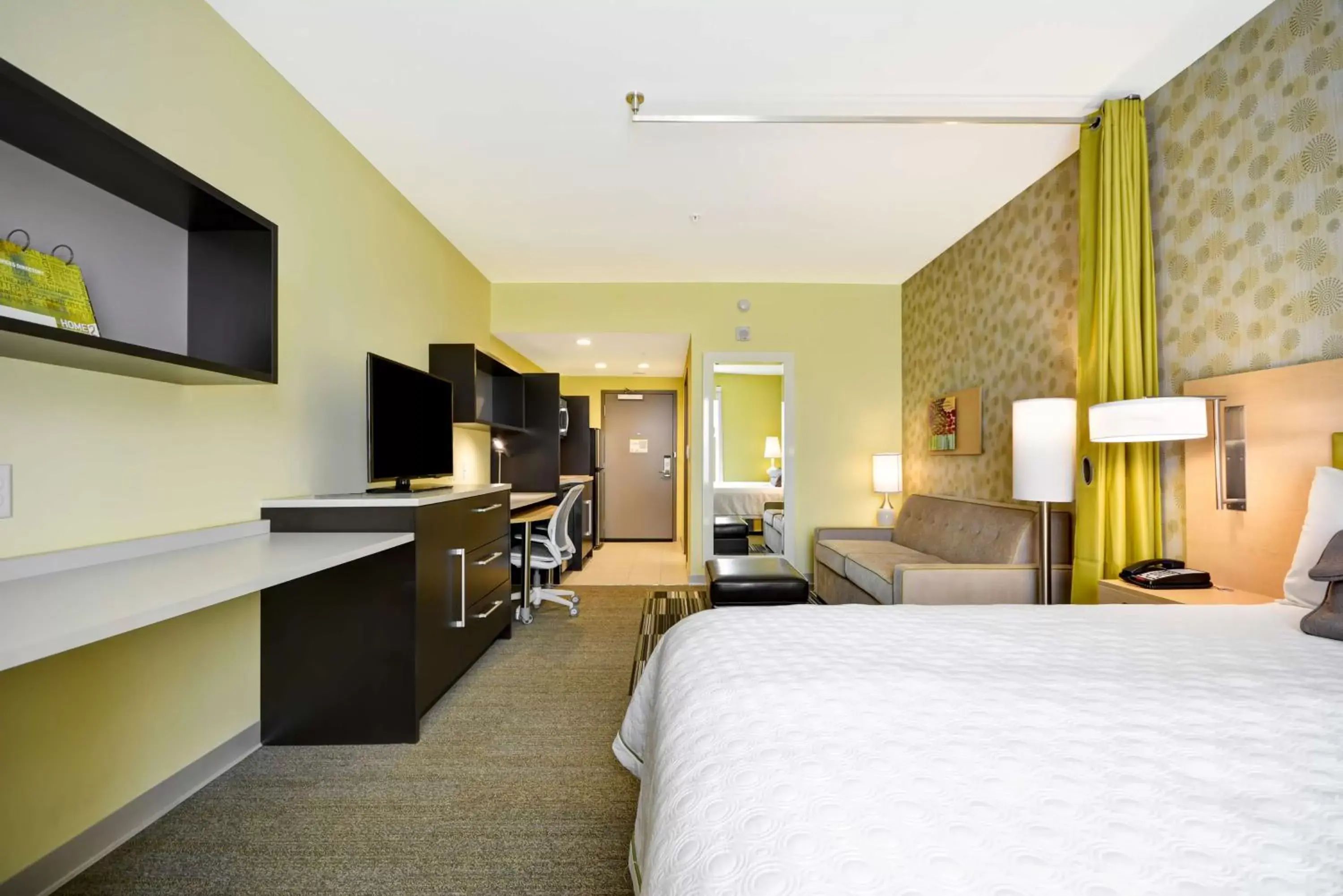 Bedroom, Bed in Home2 Suites By Hilton Rock Hill Bedroom, Bed in Home2 Suites By Hilton Rock Hill