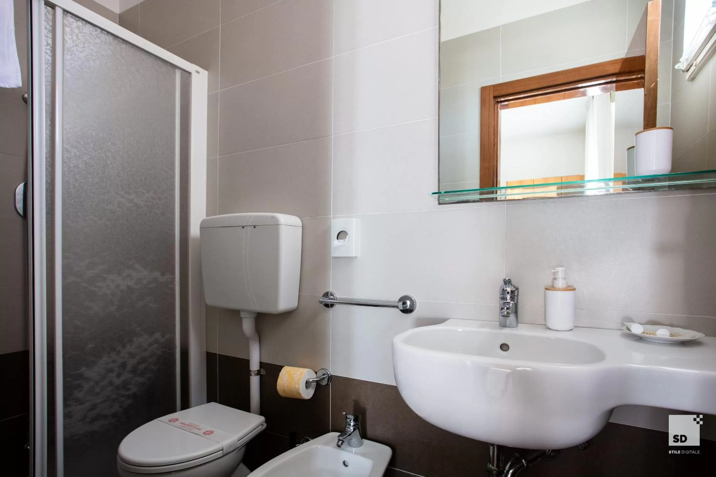 Bathroom in Hotel Fattori Mare