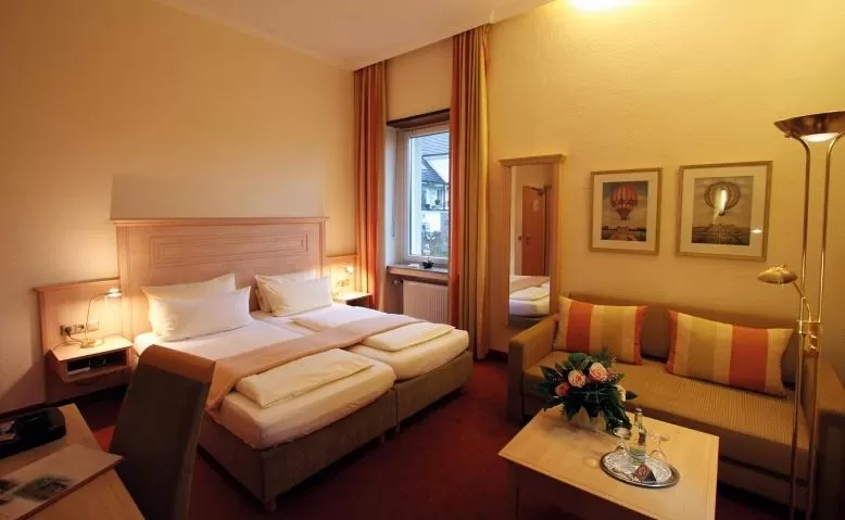 Photo of the whole room, Bed in Hotel Alte Mark