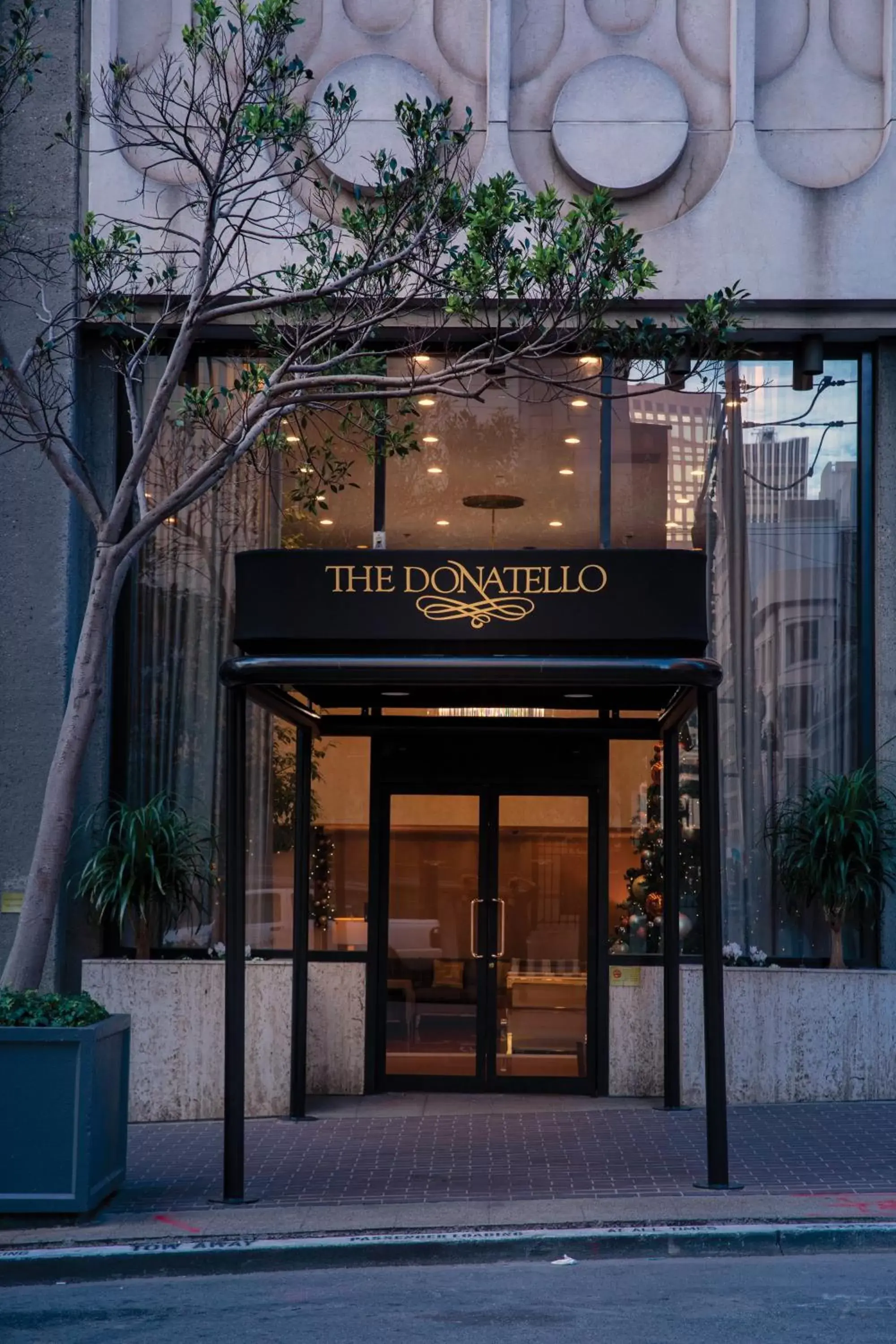 Facade/entrance in The Donatello Hotel Facade/entrance in The Donatello Hotel