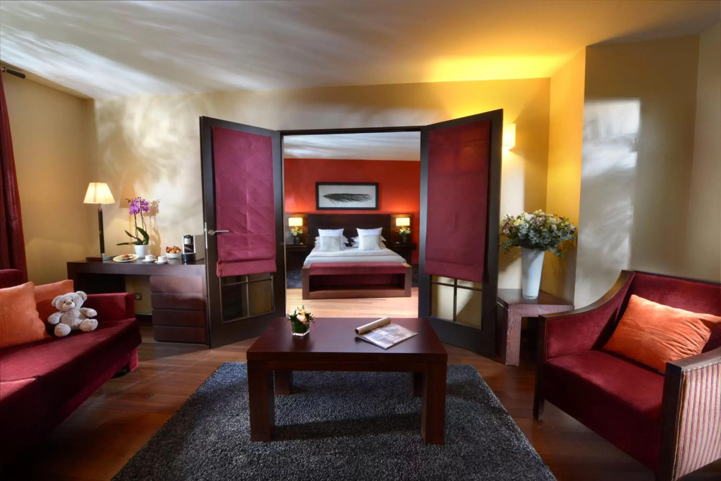 Bed, Seating Area in Hotel de Berny
