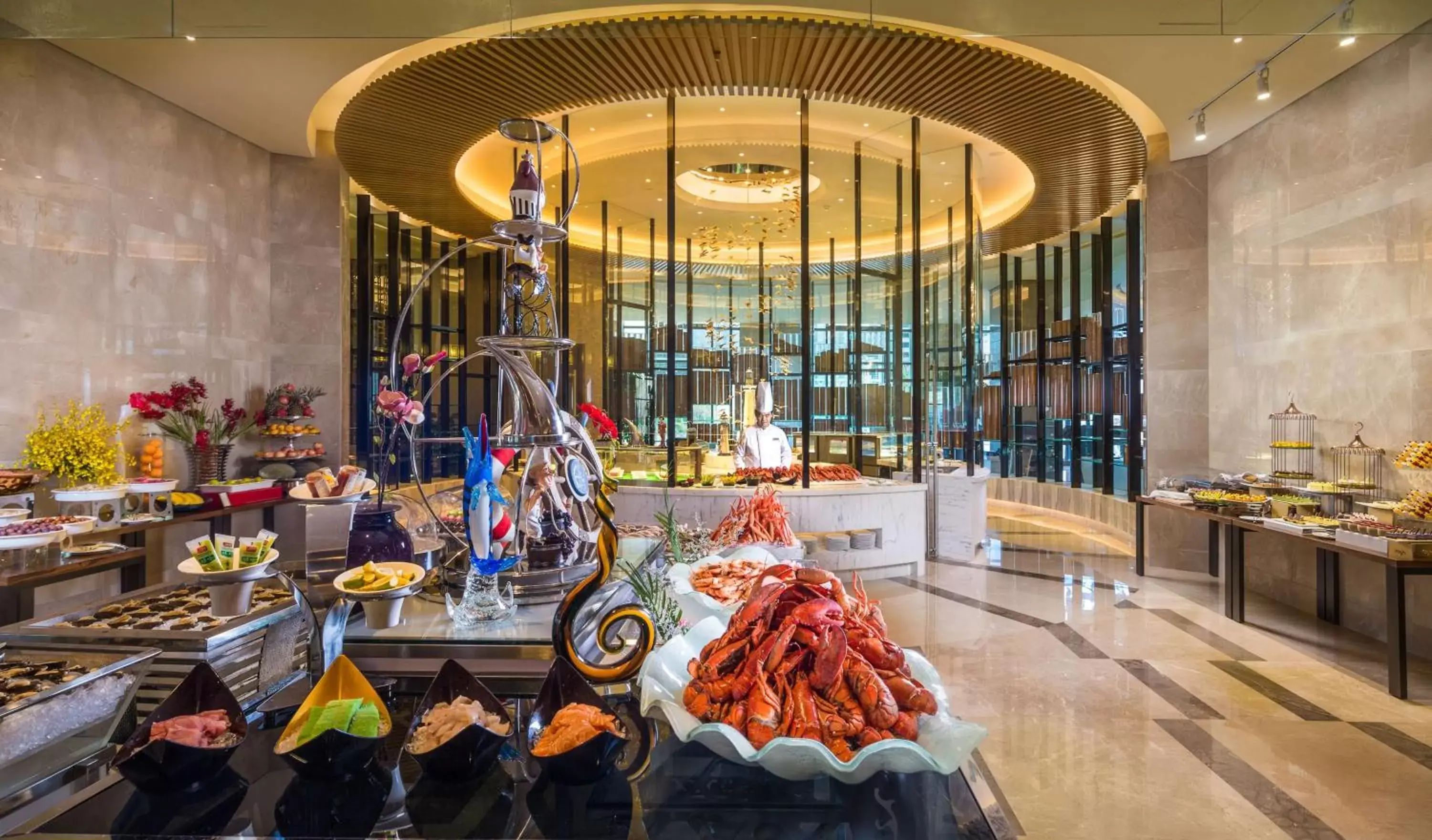 Restaurant/places to eat in Hilton Urumqi Restaurant/places to eat in Hilton Urumqi