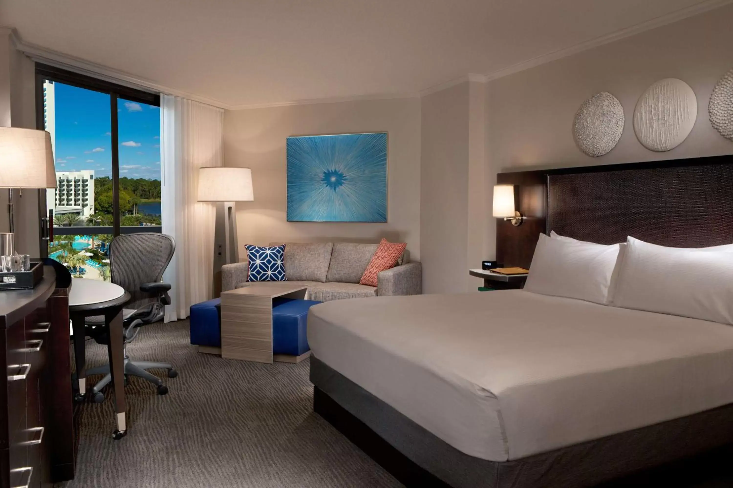 Bedroom in Hilton Orlando Buena Vista Palace - Disney Springs Area