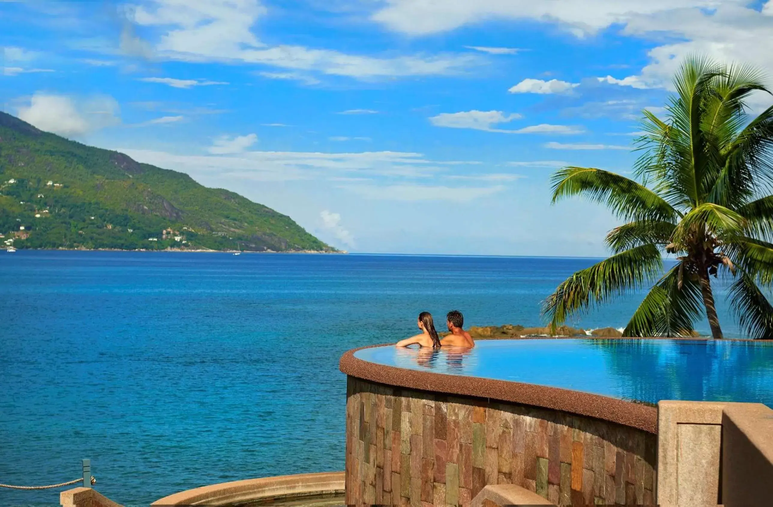 Pool view in Hilton Seychelles Northolme Resort & Spa