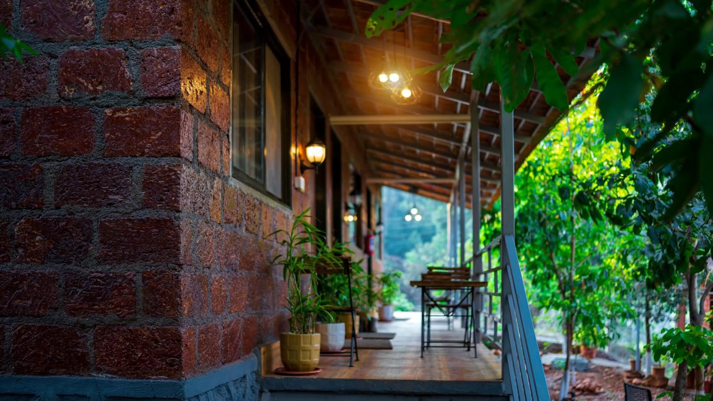 Patio in Saveda Farm & Cottages