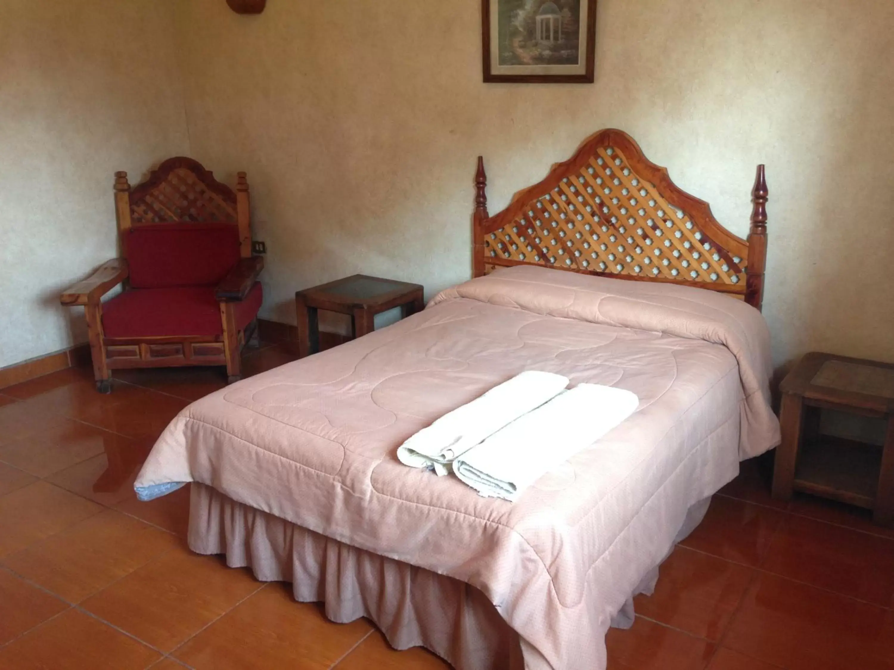 Bed in Hospedaje Ornelas