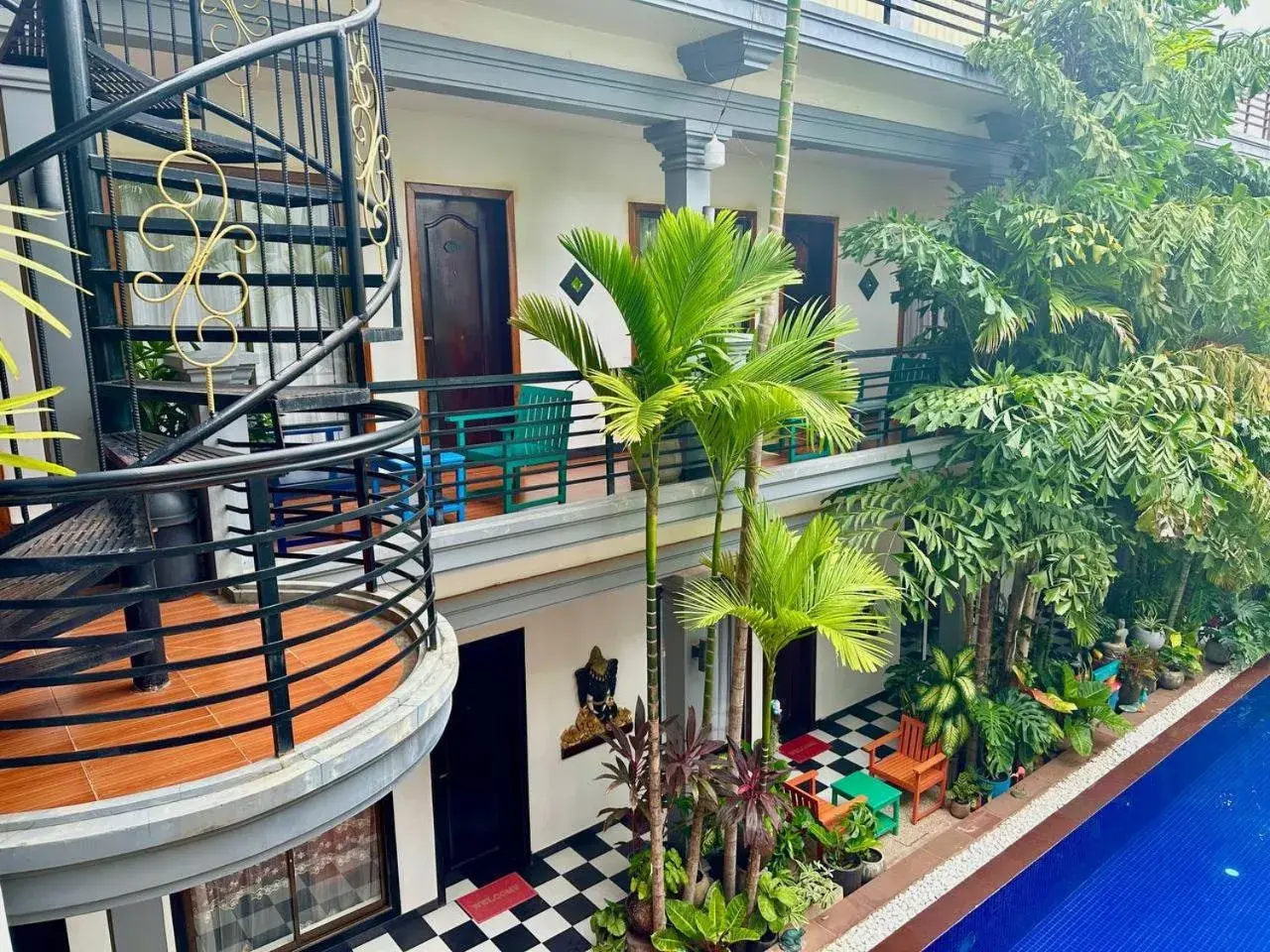 Property building, Swimming Pool in Asanak D'Angkor Boutique Hotel