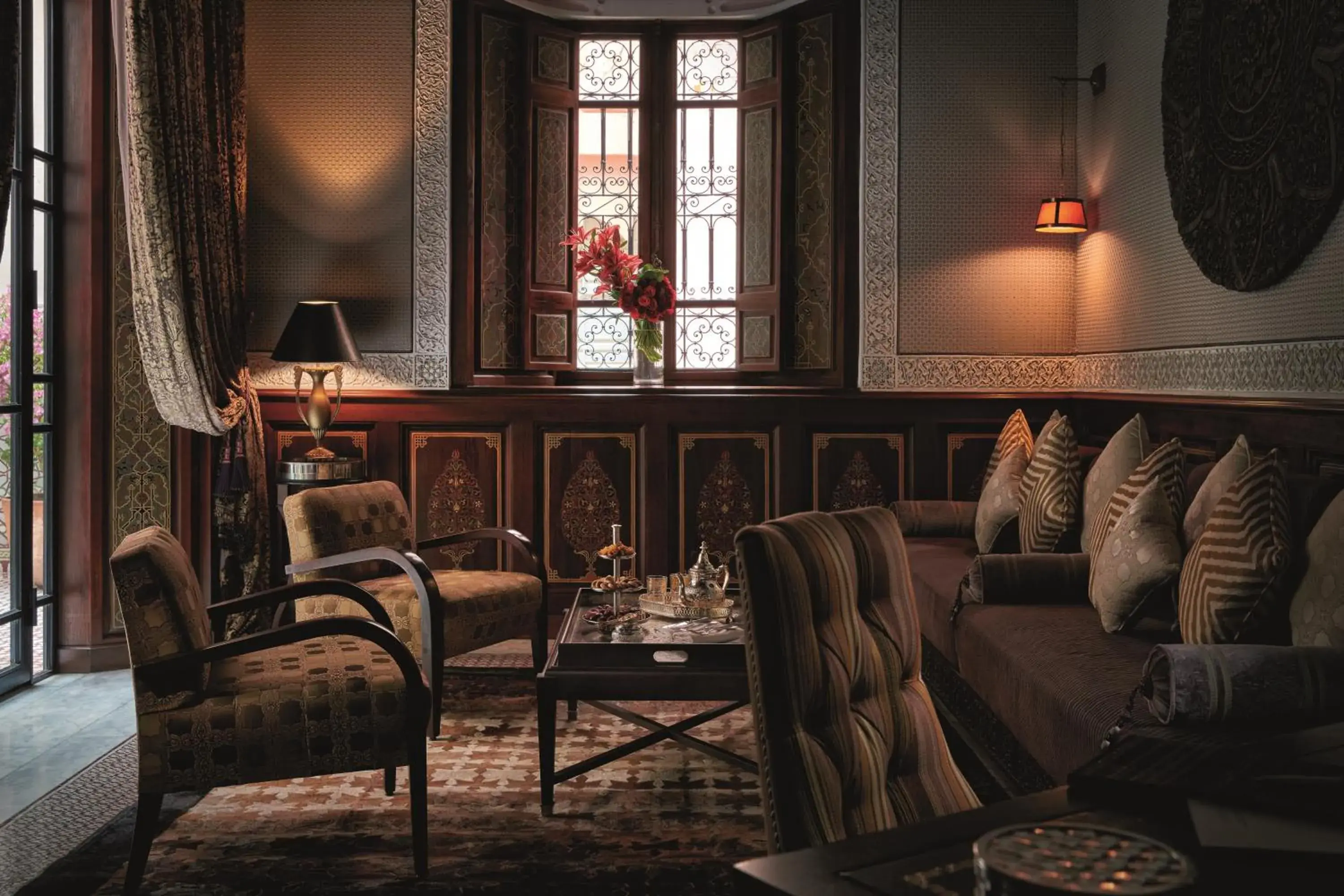 Living room, Seating Area in Royal Mansour Marrakech