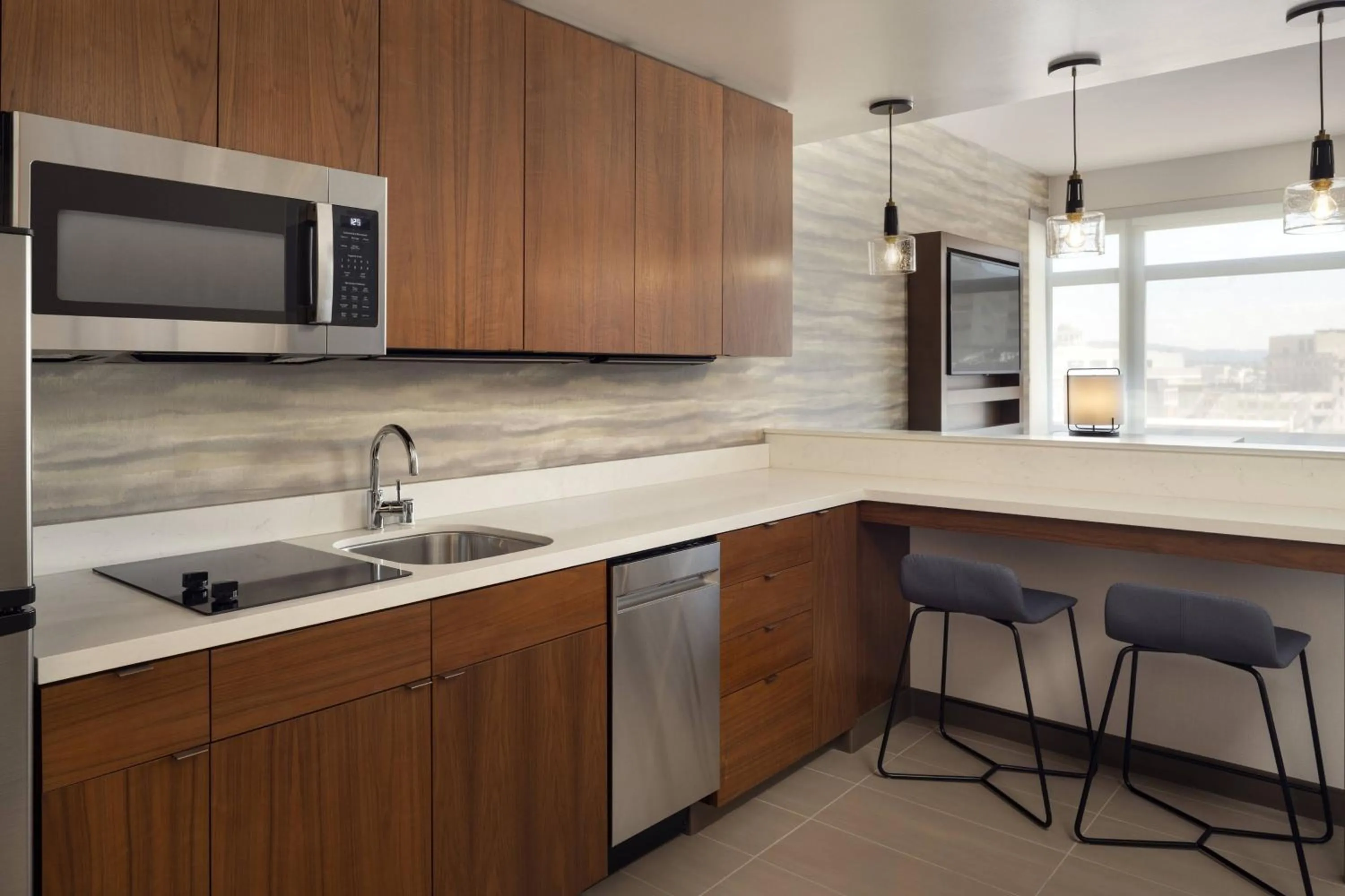 Kitchen or kitchenette in Residence Inn by Marriott Oakland Downtown