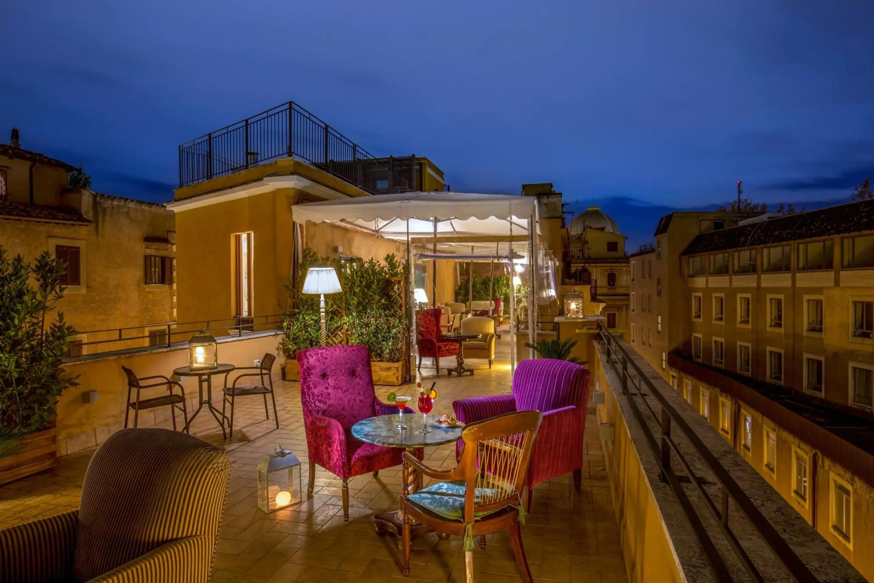 Balcony/Terrace in Monte Cenci Hotel