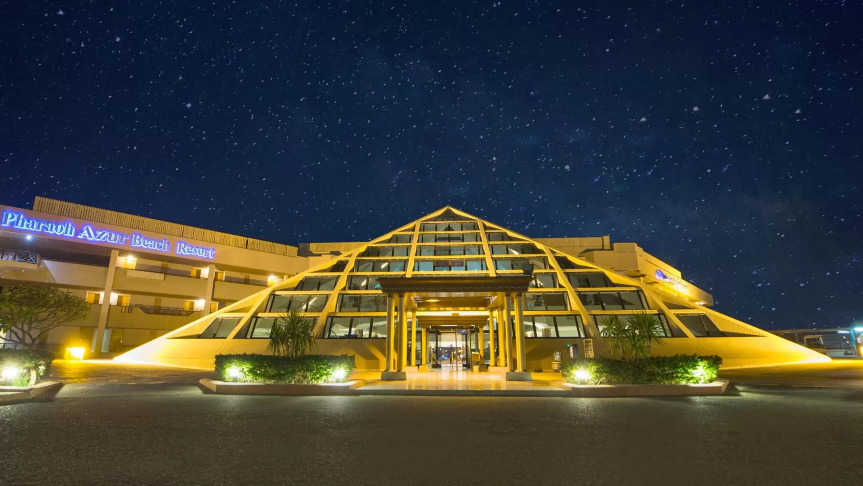 Facade/entrance, Property Building in Pharaoh Azur Resort