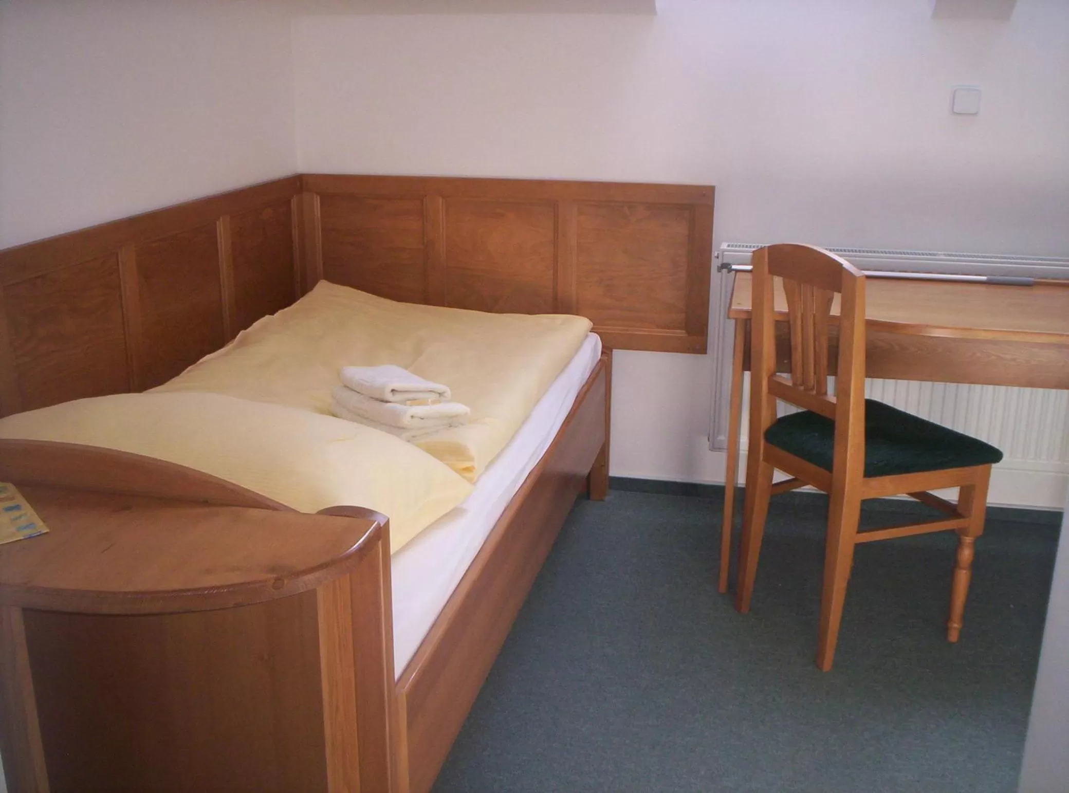 Bed in Hotel Krakonoš