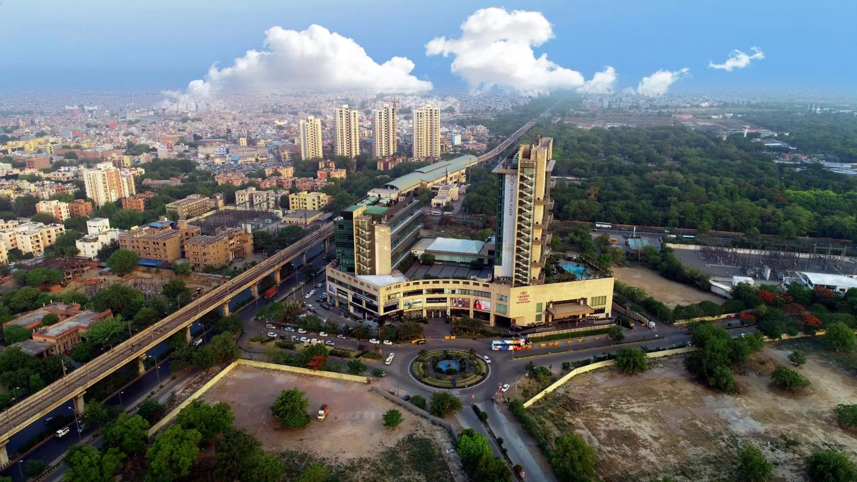 Property building, Bird's-eye View in Crowne Plaza New Delhi Rohini, an IHG Hotel