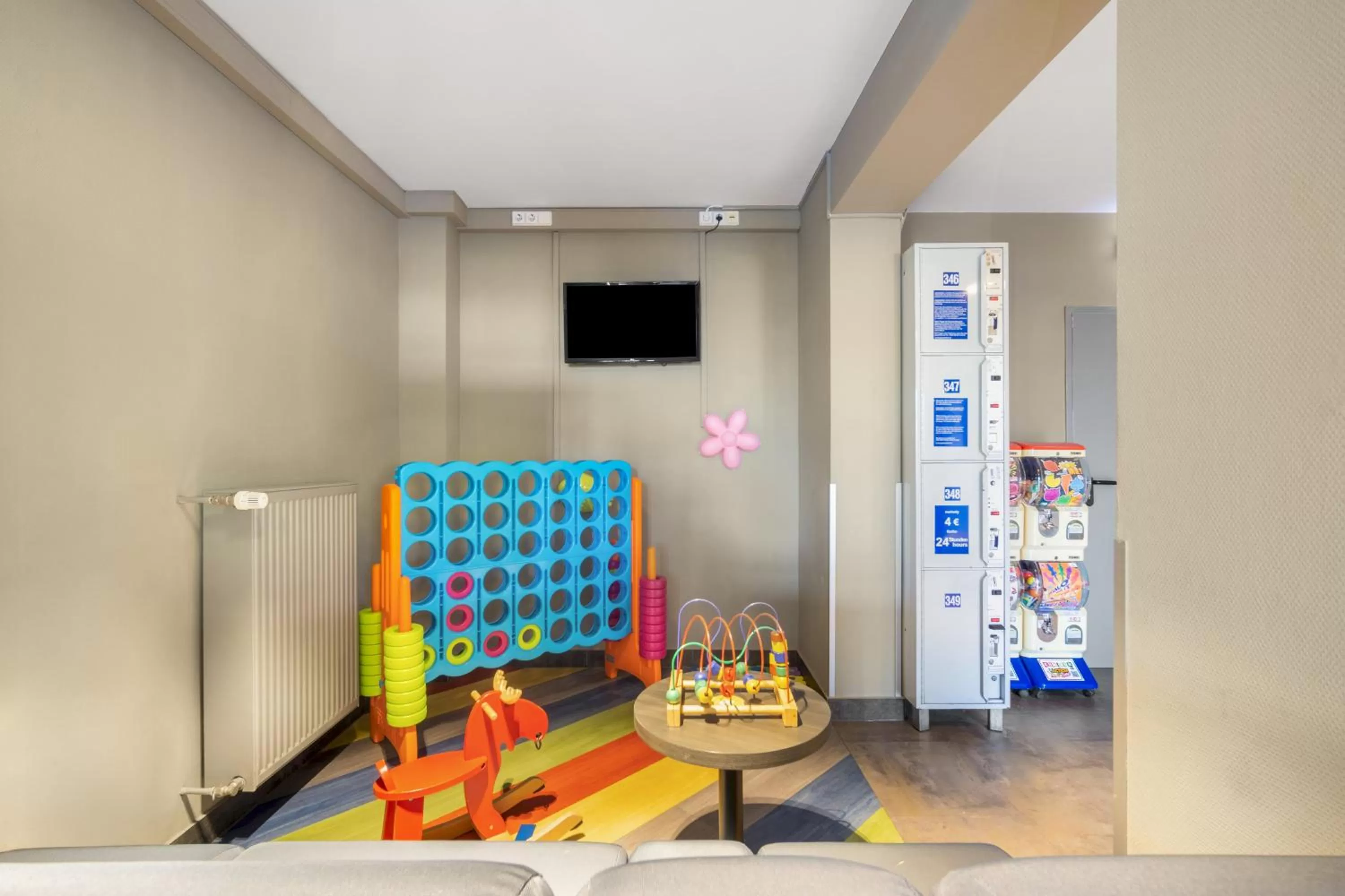 Children play ground in a&o Dresden Hauptbahnhof